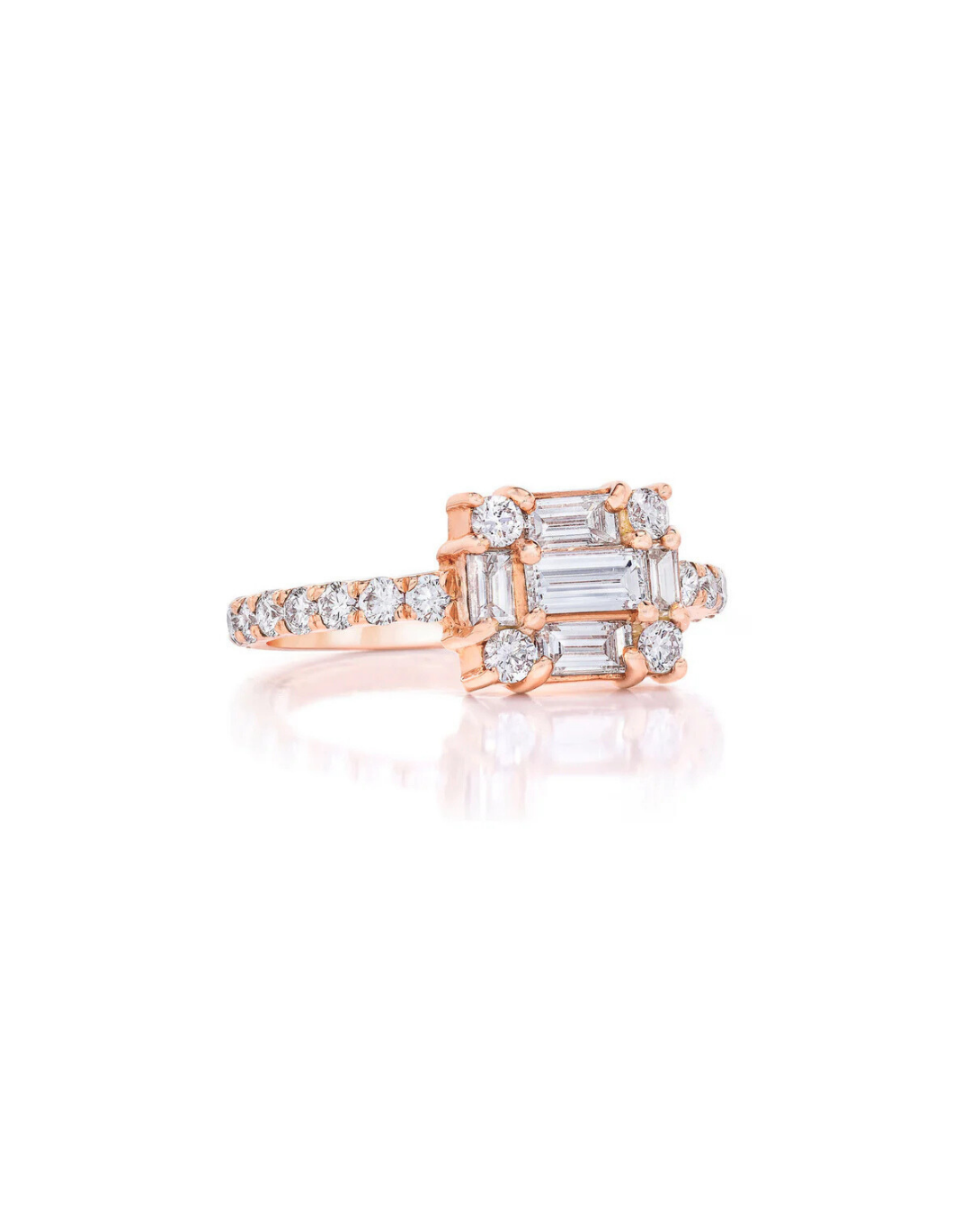 Clarity Cube Diamond Band