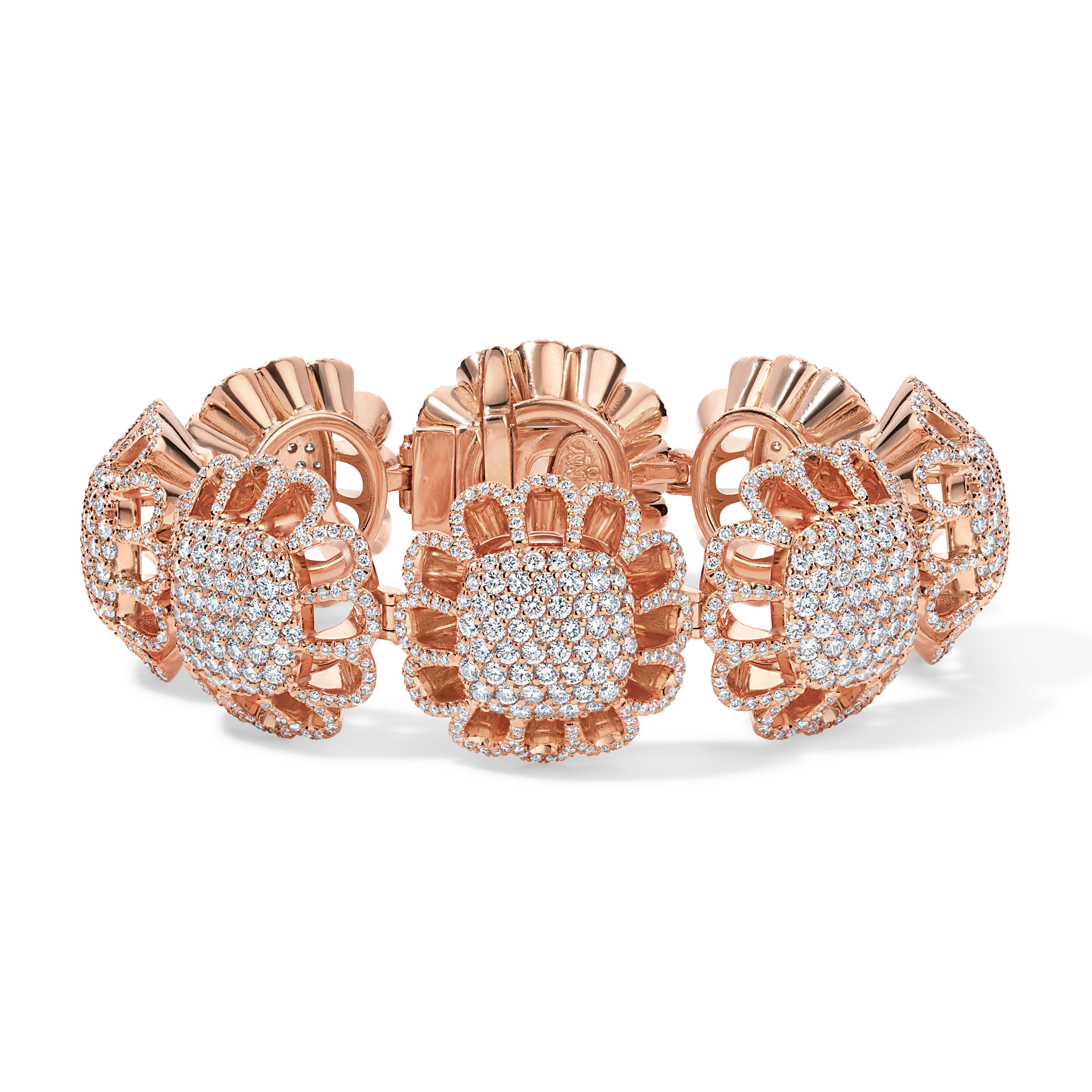 Floating All Diamond Mini Bracelet