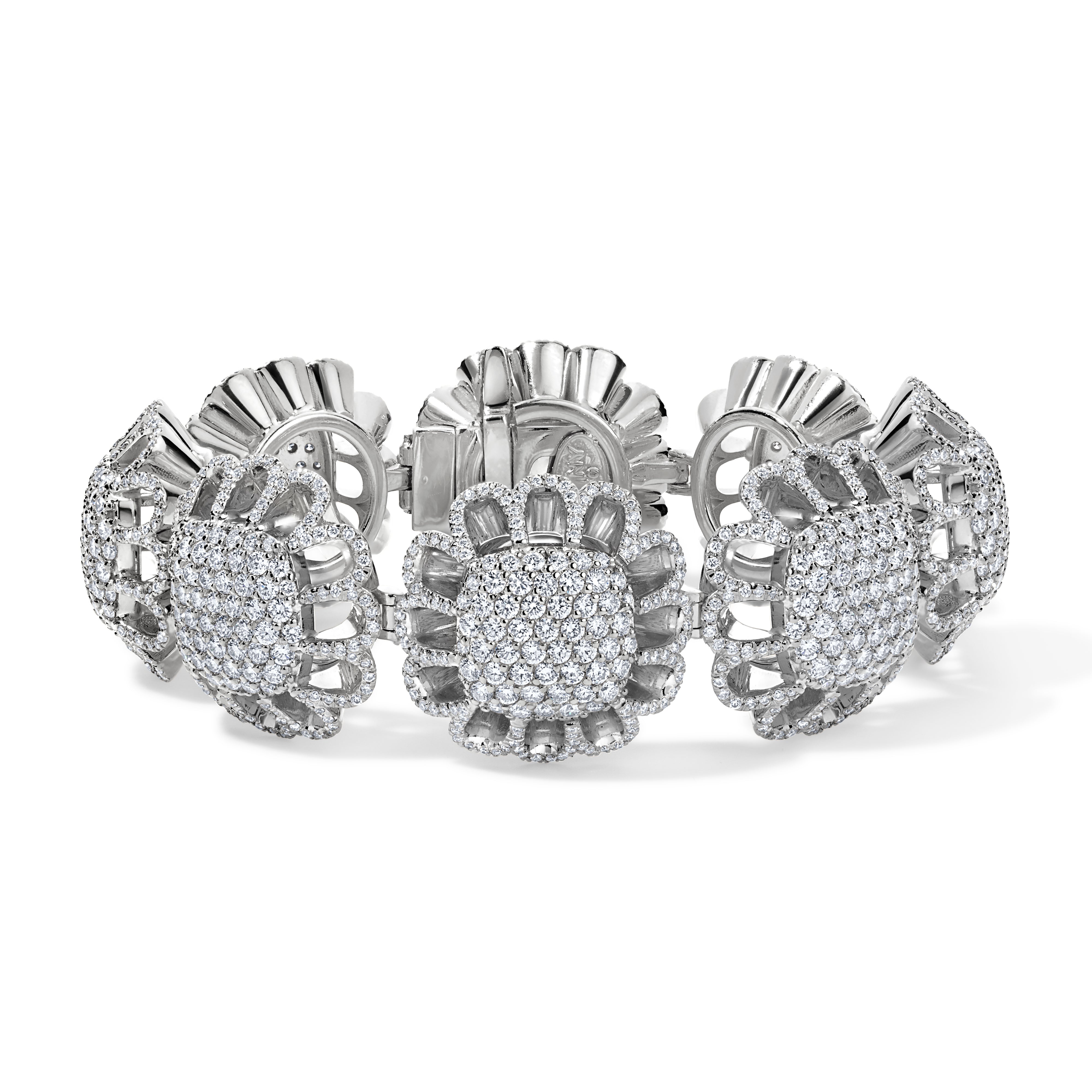 Floating All Diamond Mini Bracelet