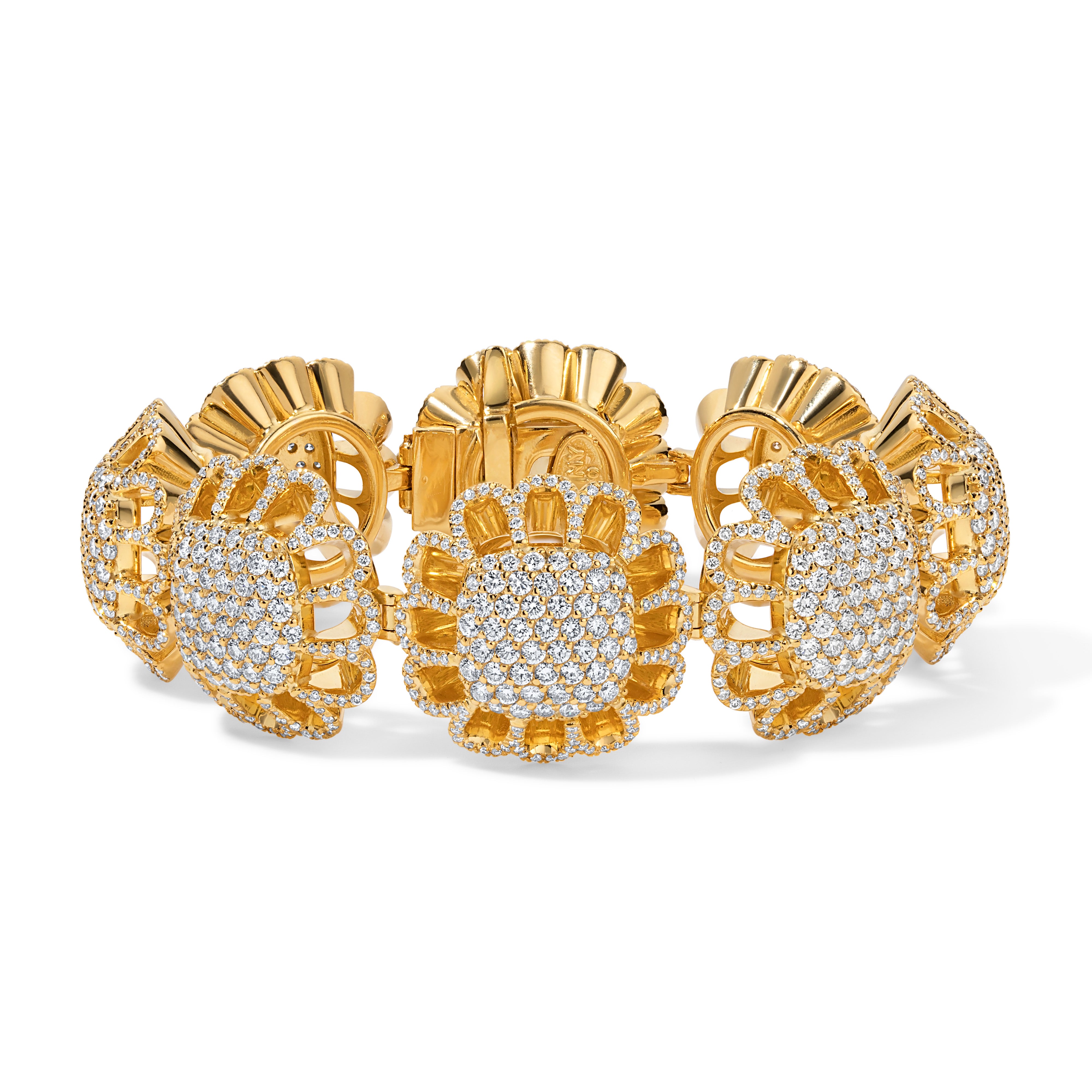 Floating All Diamond Mini Bracelet