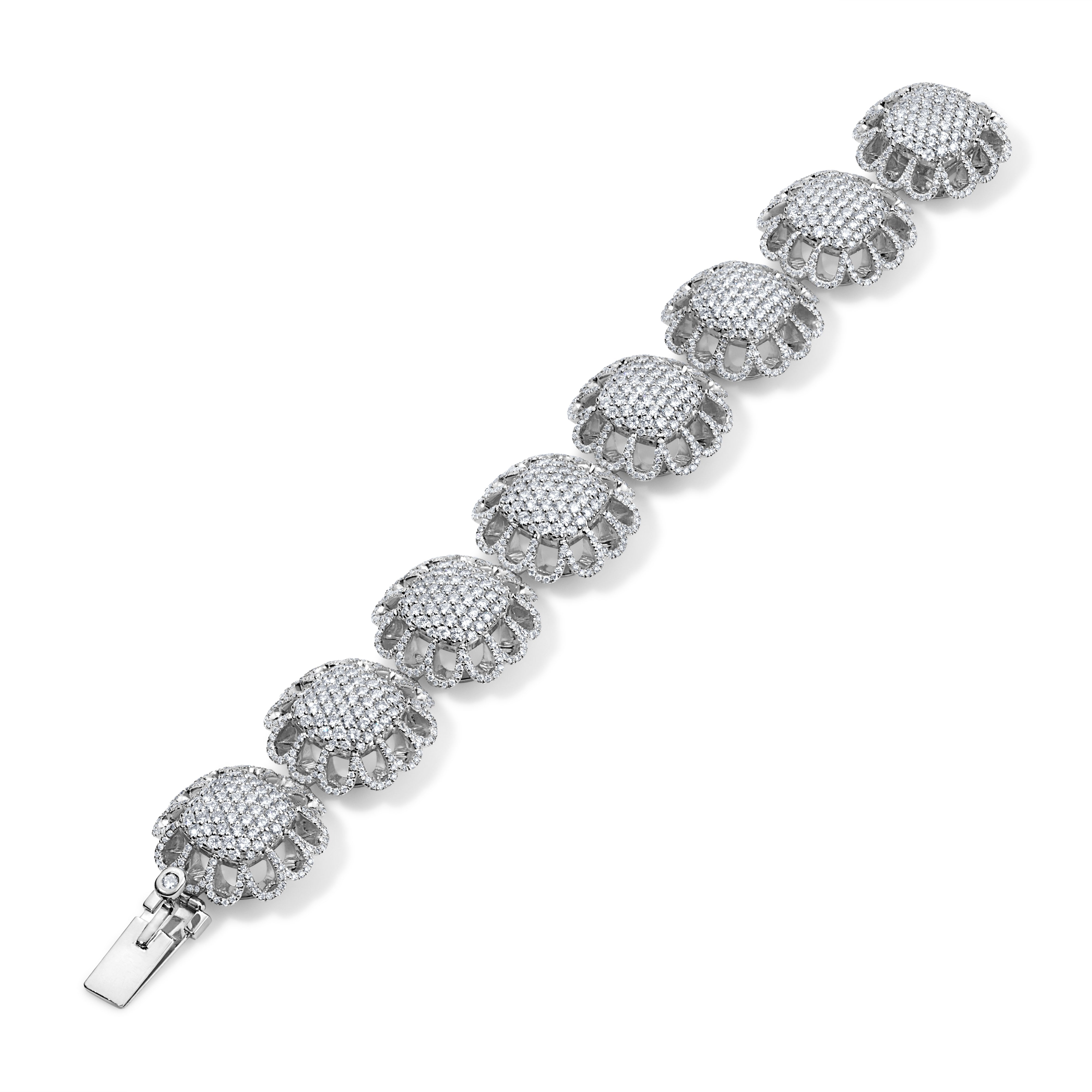 Floating All Diamond Mini Bracelet