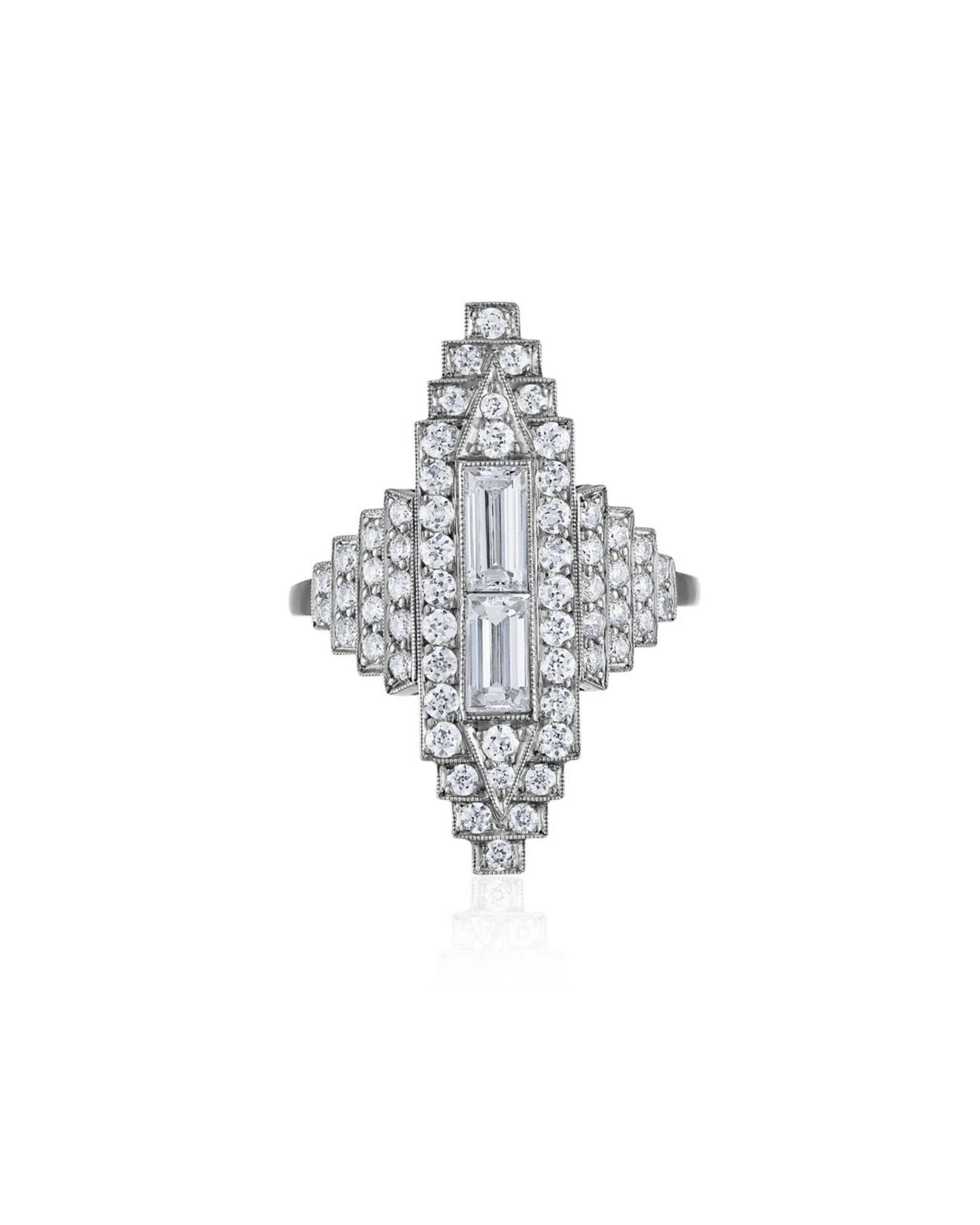 All Diamond Empire Ring
