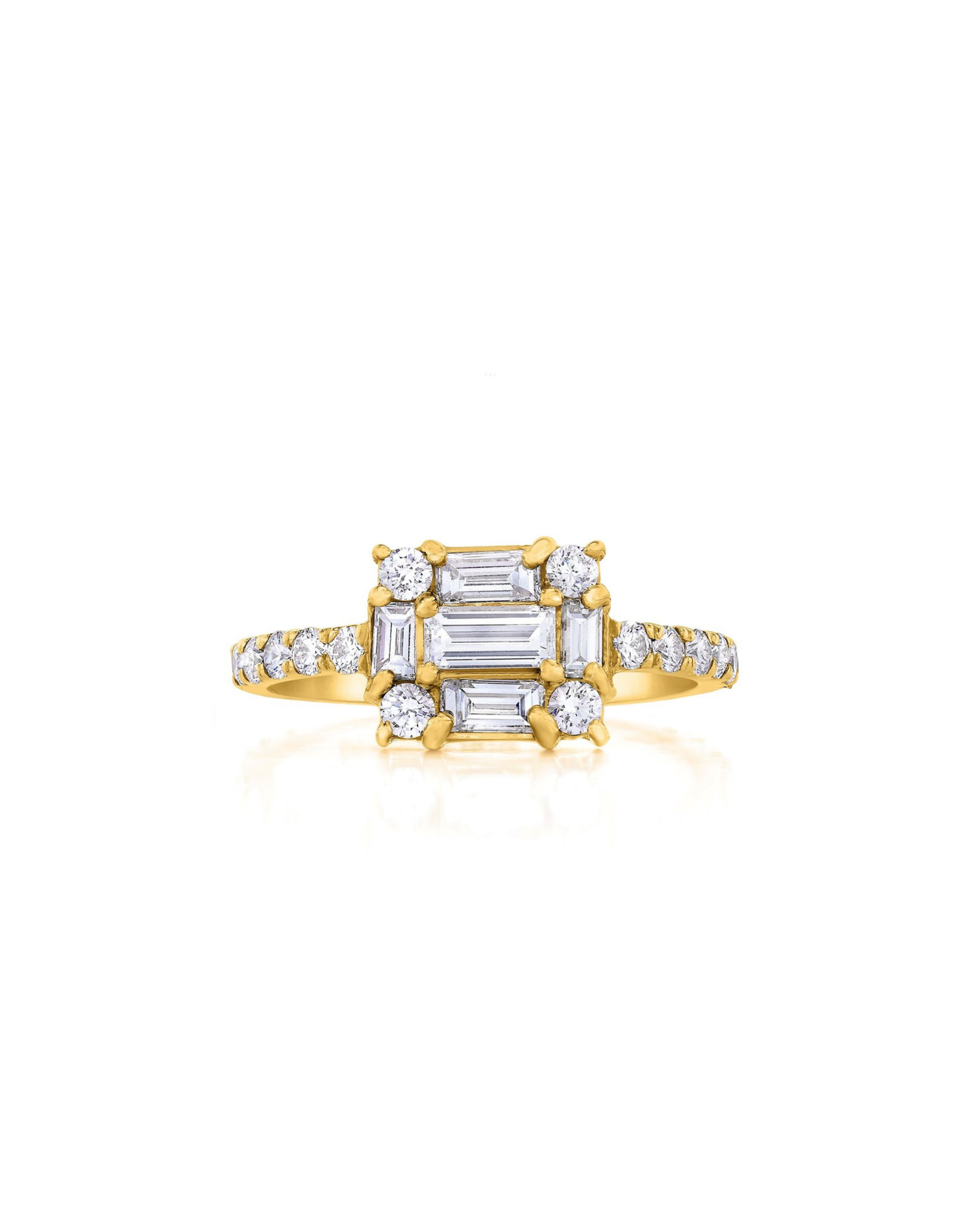 Clarity Cube Diamond Band