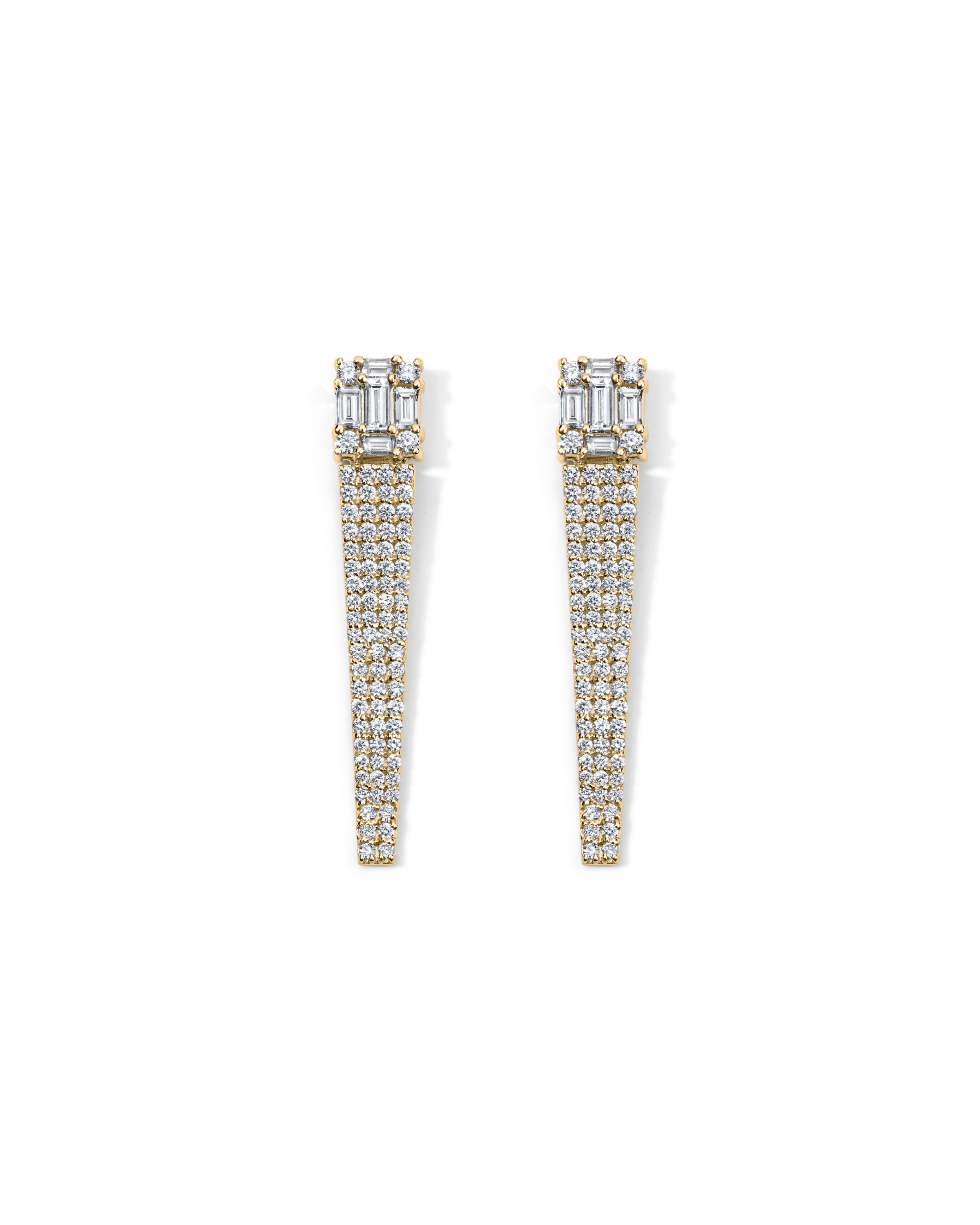 CLARITY<sup>3</sup> ALL DIAMOND ICICLE EARRINGS