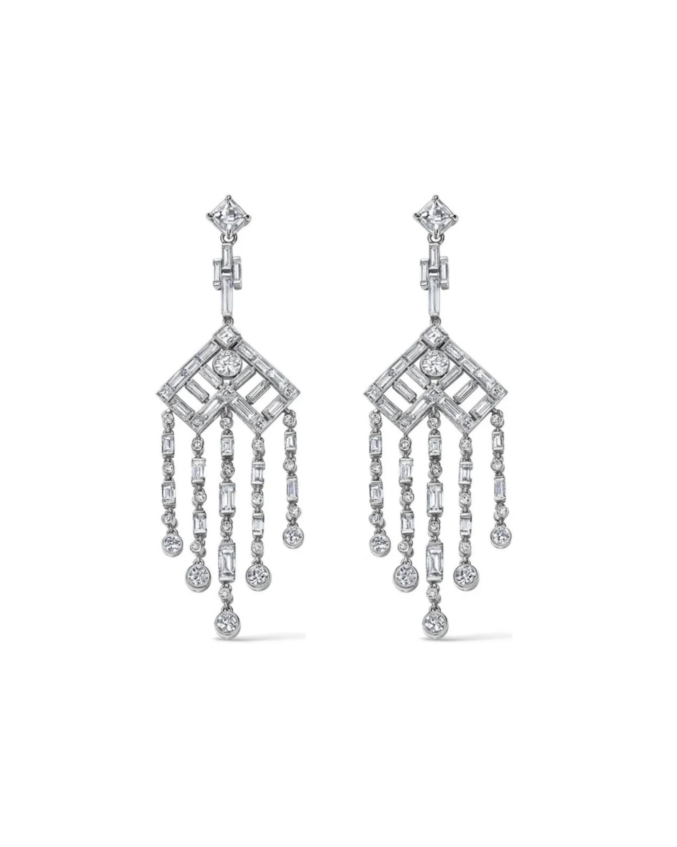 J’adore Diamond Chandelier Earrings