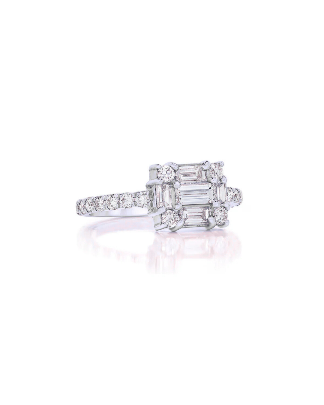 Clarity Cube Diamond Band