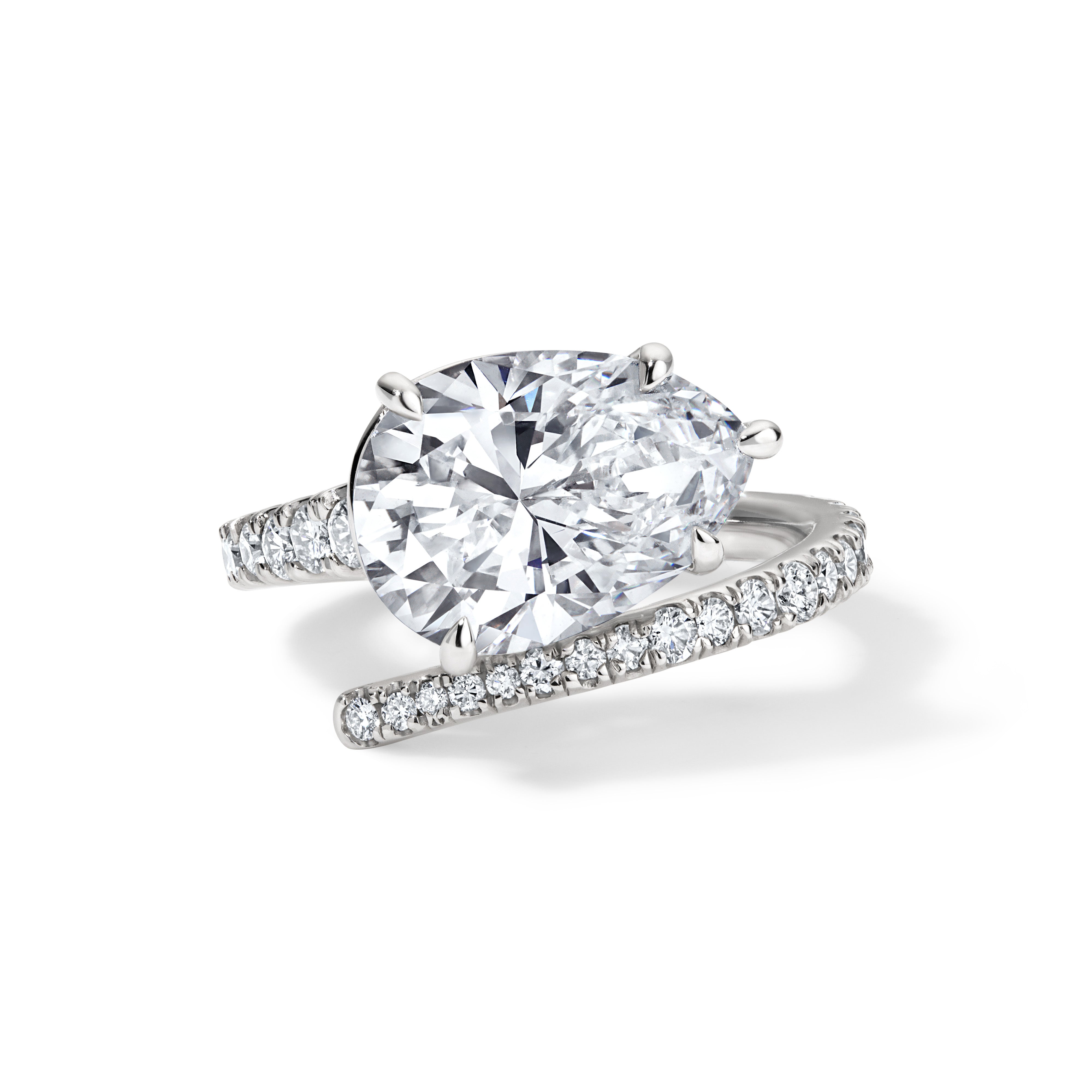 Diamond Orbit Ring