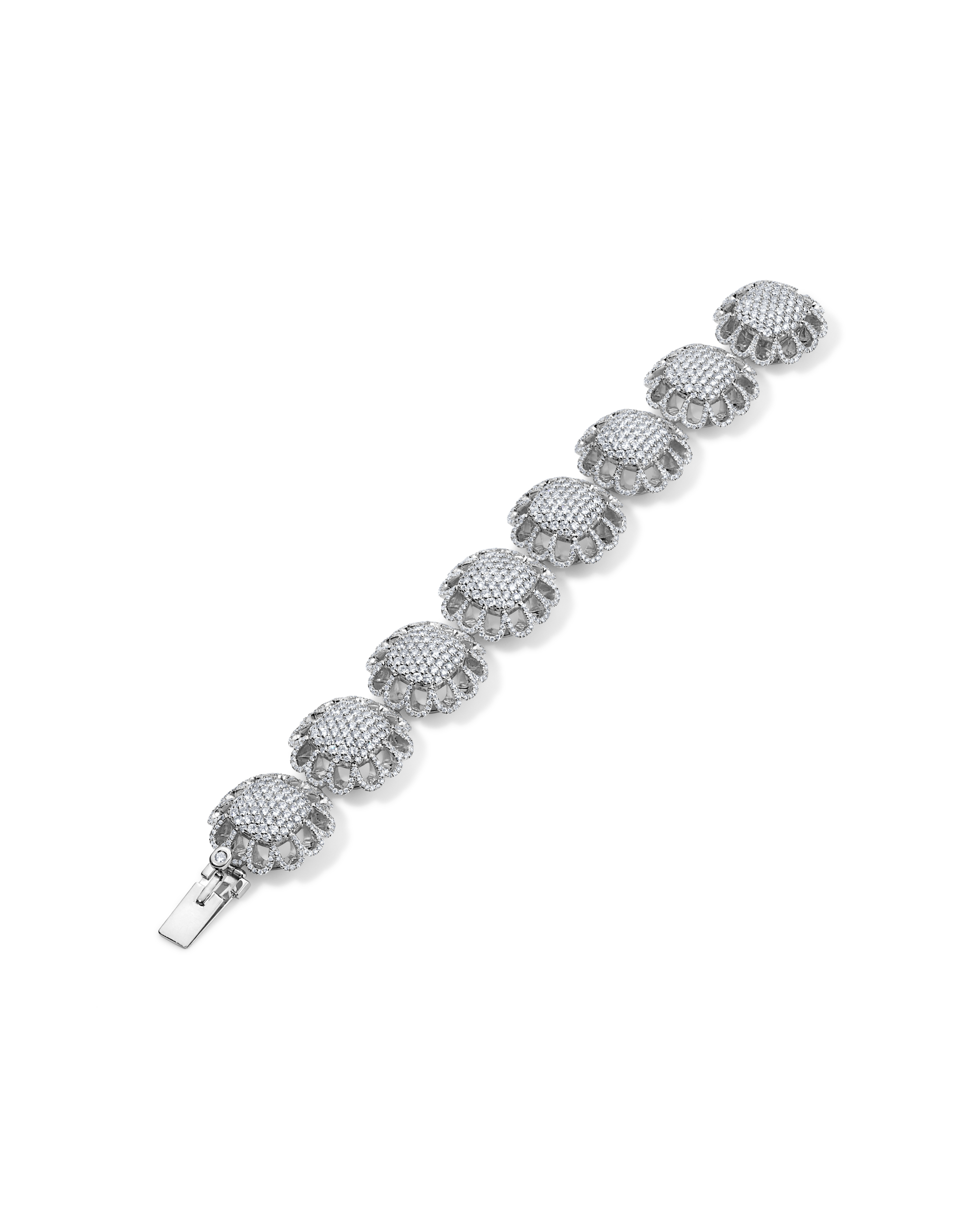 Floating All Diamond Bracelet