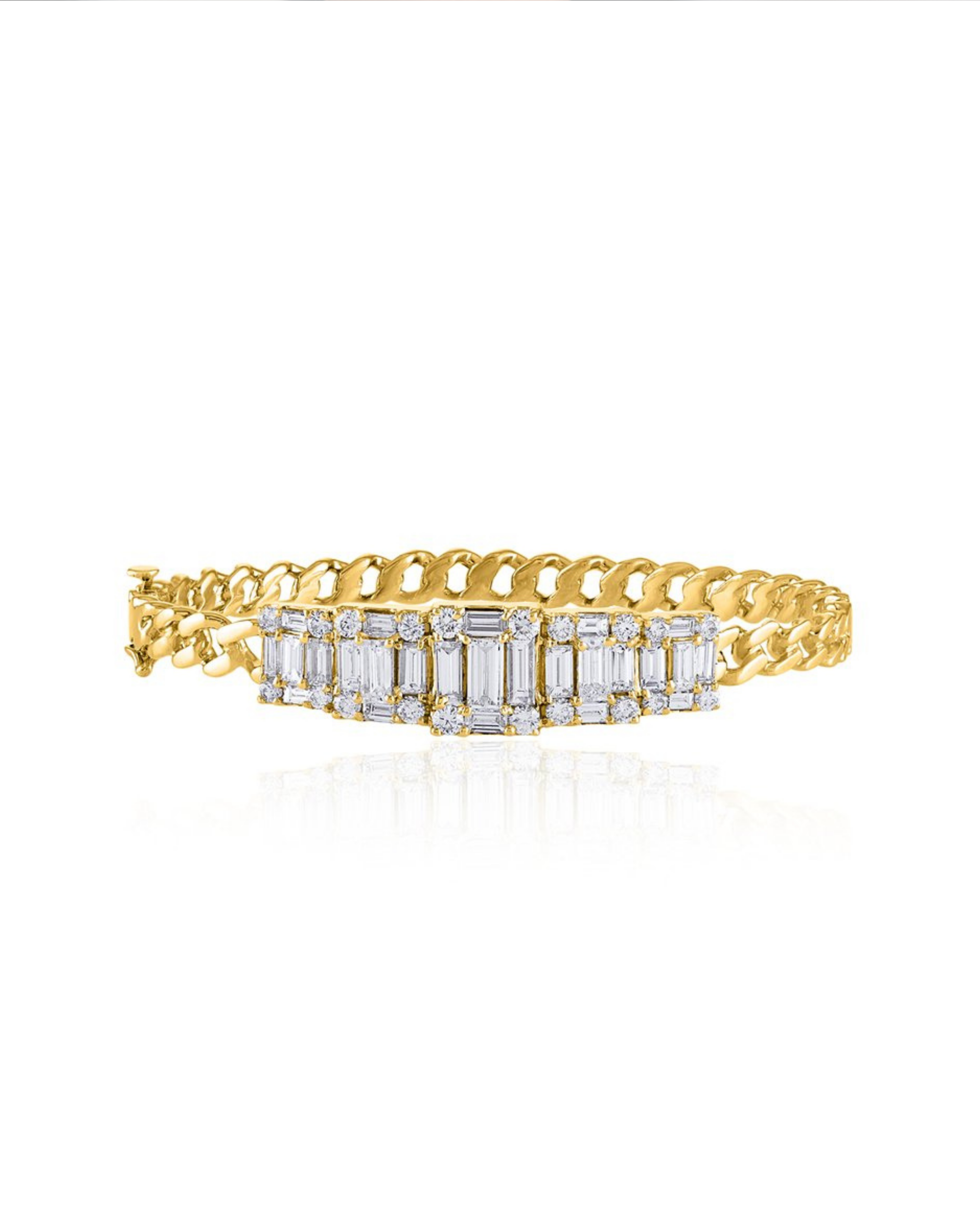 Clarity 5 Cube Link Bangle