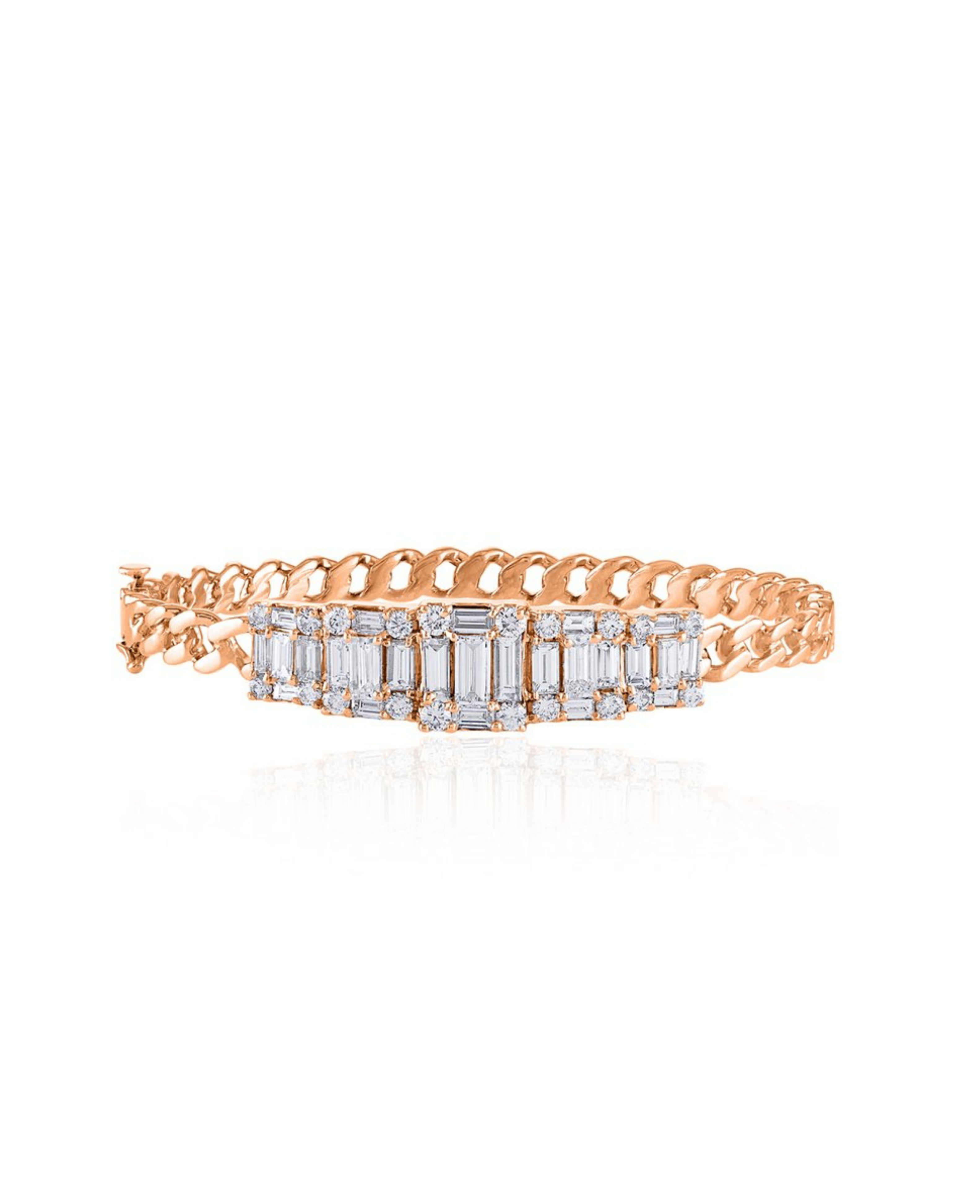 Clarity 5 Cube Link Bangle