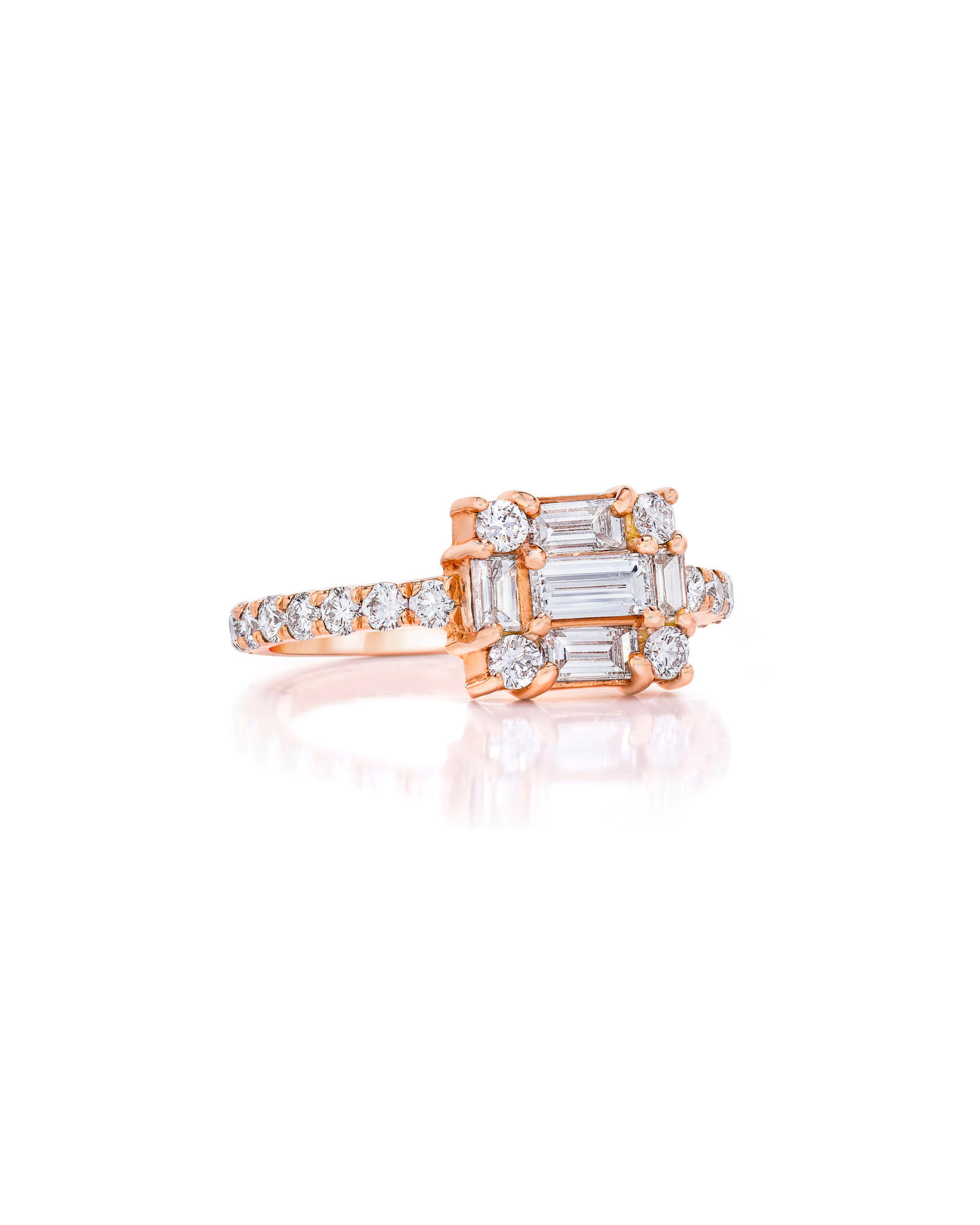 Clarity Cube Diamond Band