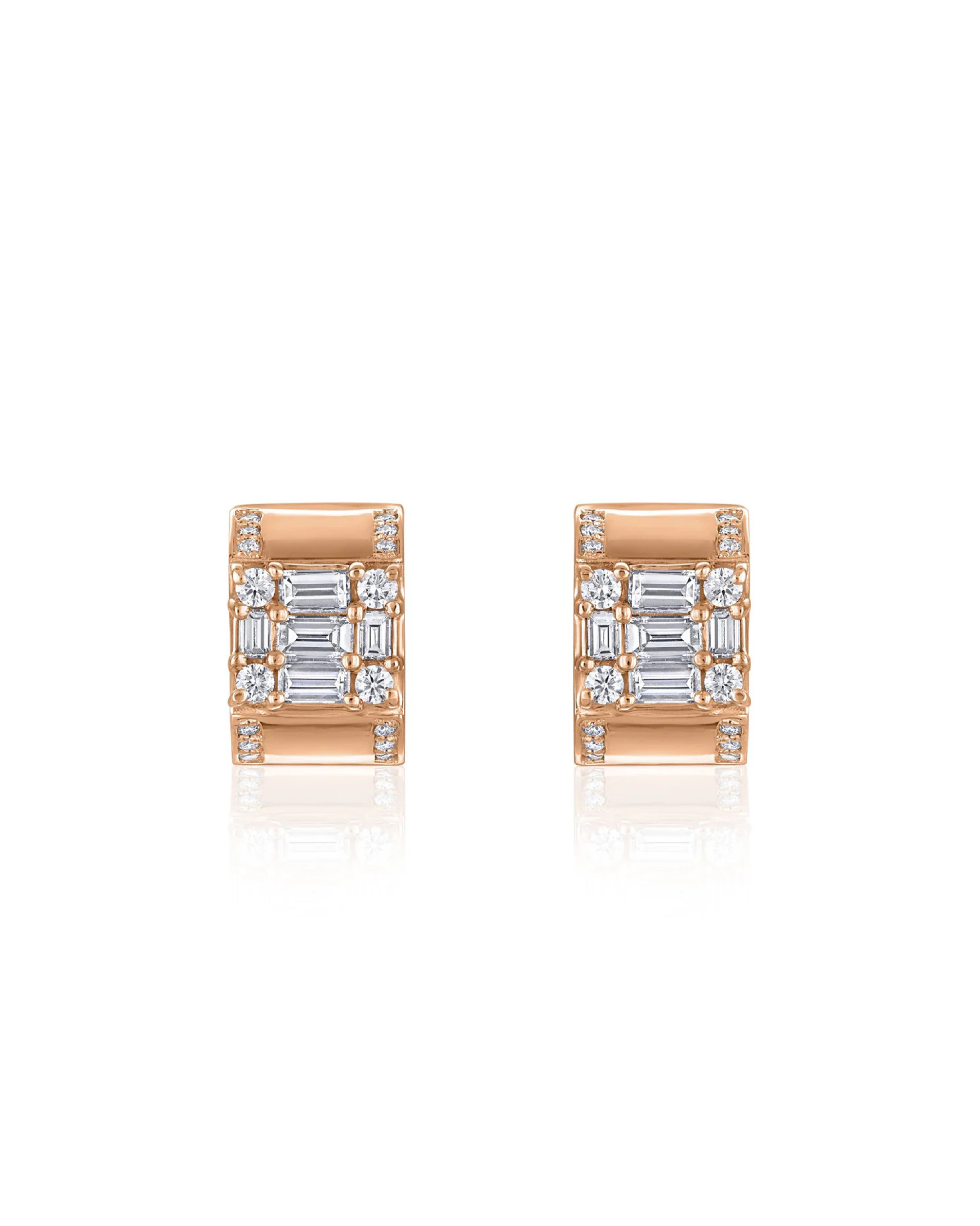 Clarity Lovers Huggie Earrings