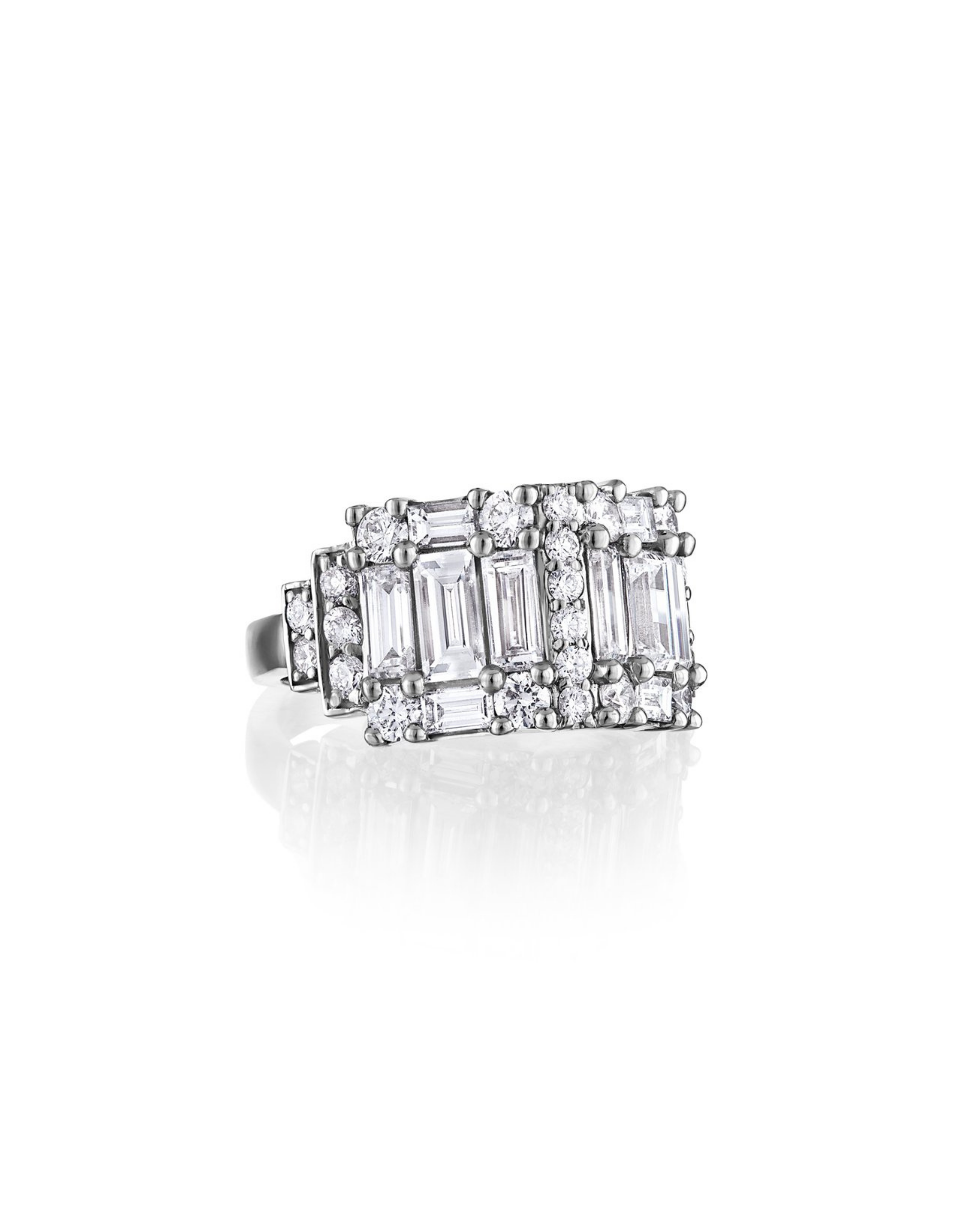 Clarity Step Diamond Band