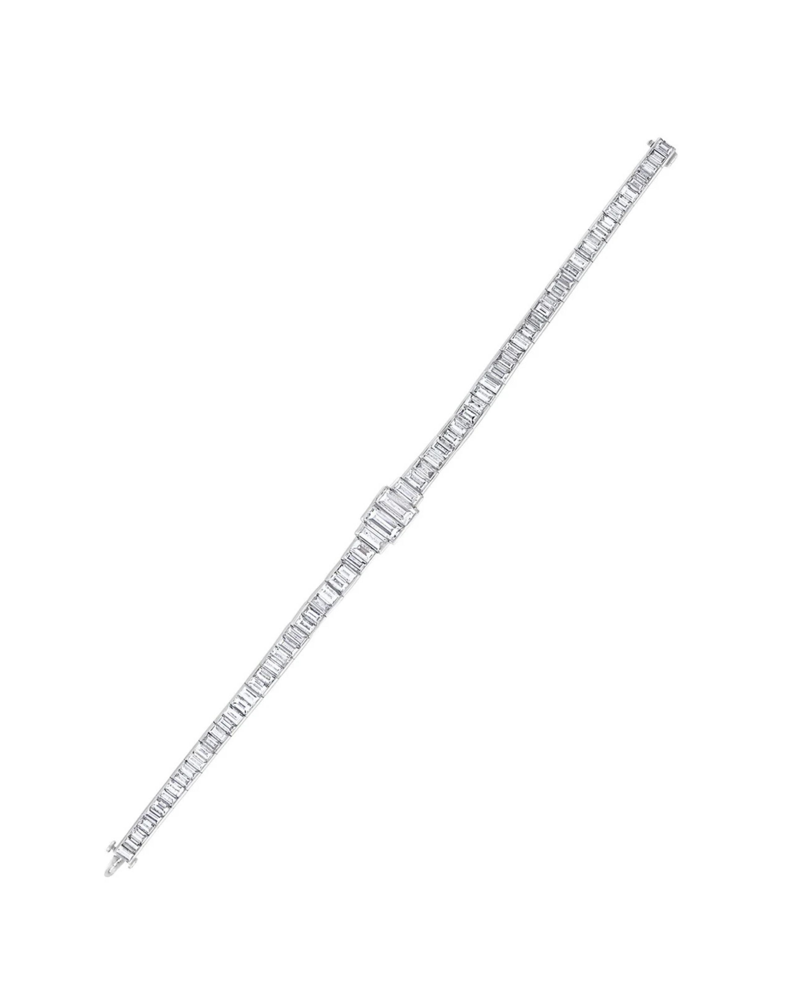 Diamond Lovers Line Bracelet