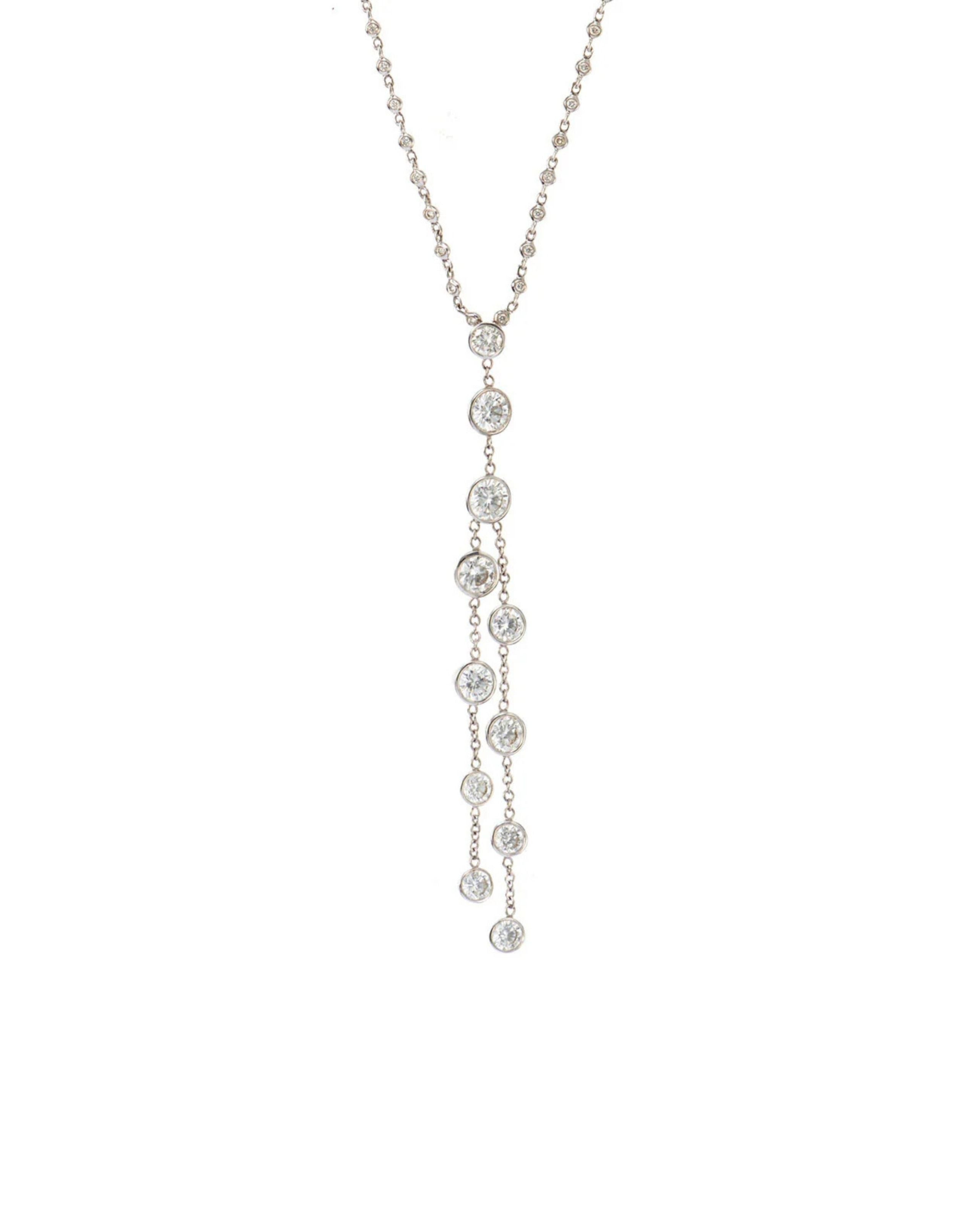 Dripping Diamonds Necklace