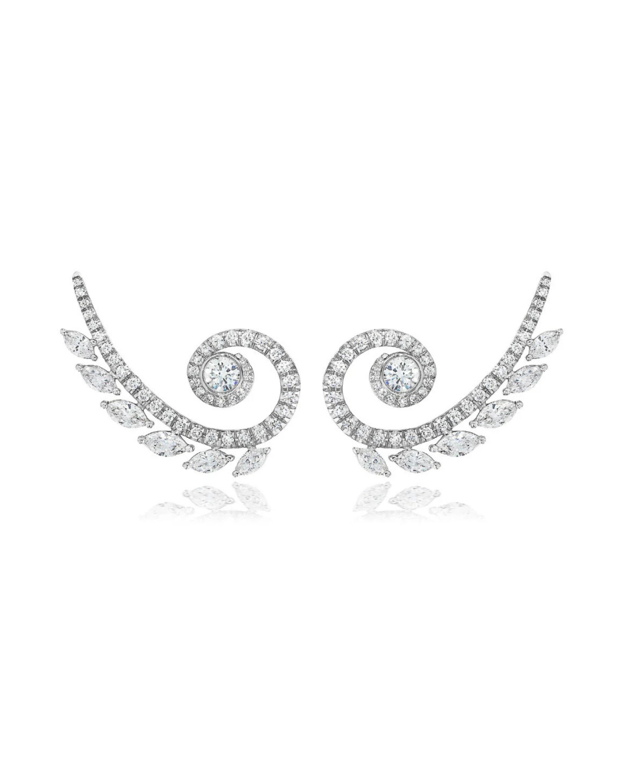 Fibonacci Marquise Earrings
