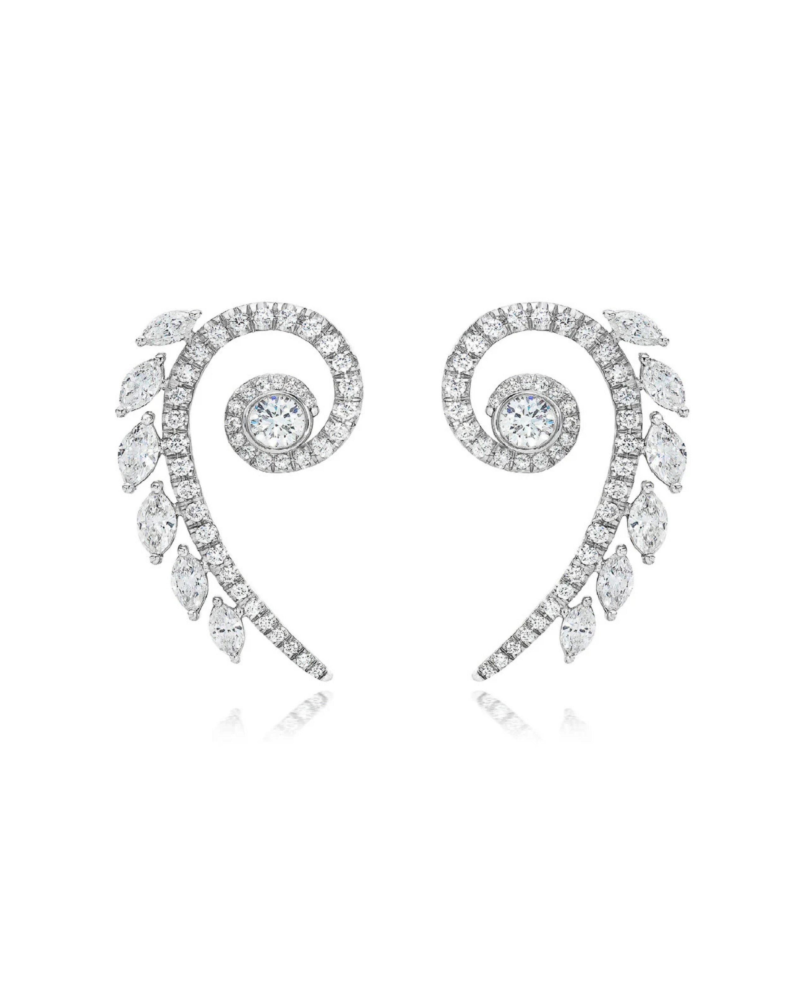 Fibonacci Marquise Earrings