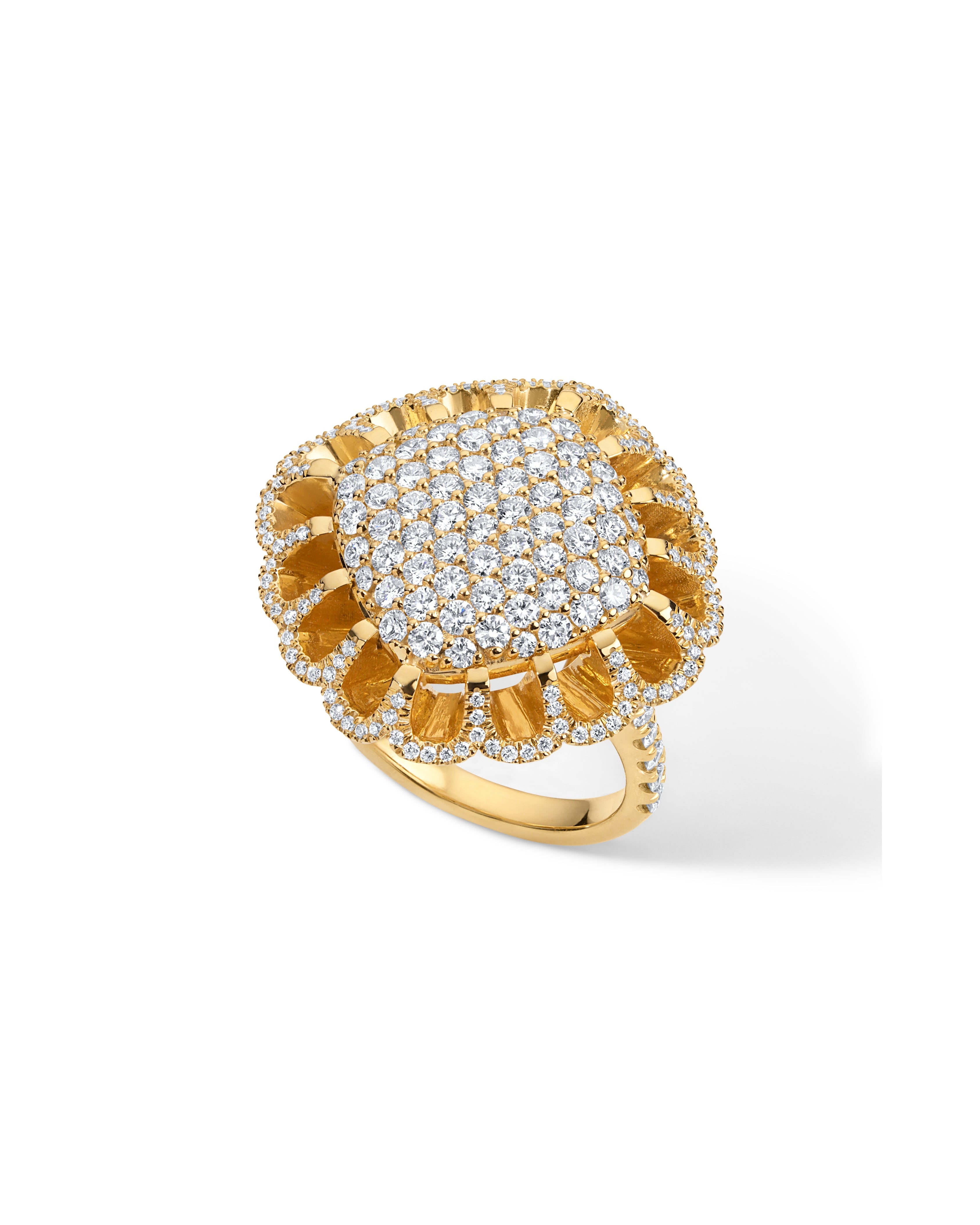 Floating All Diamond Ring