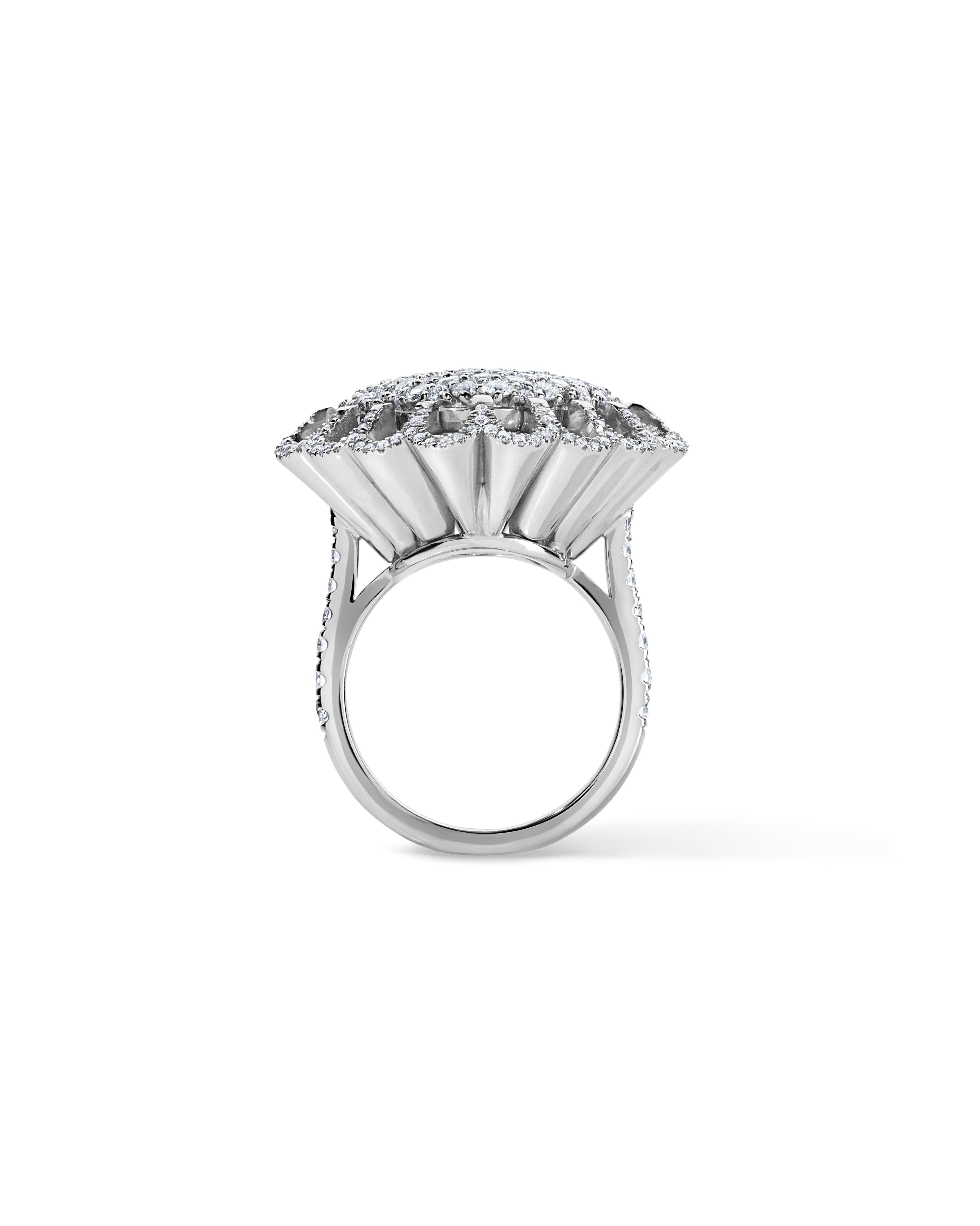 Floating All Diamond Ring