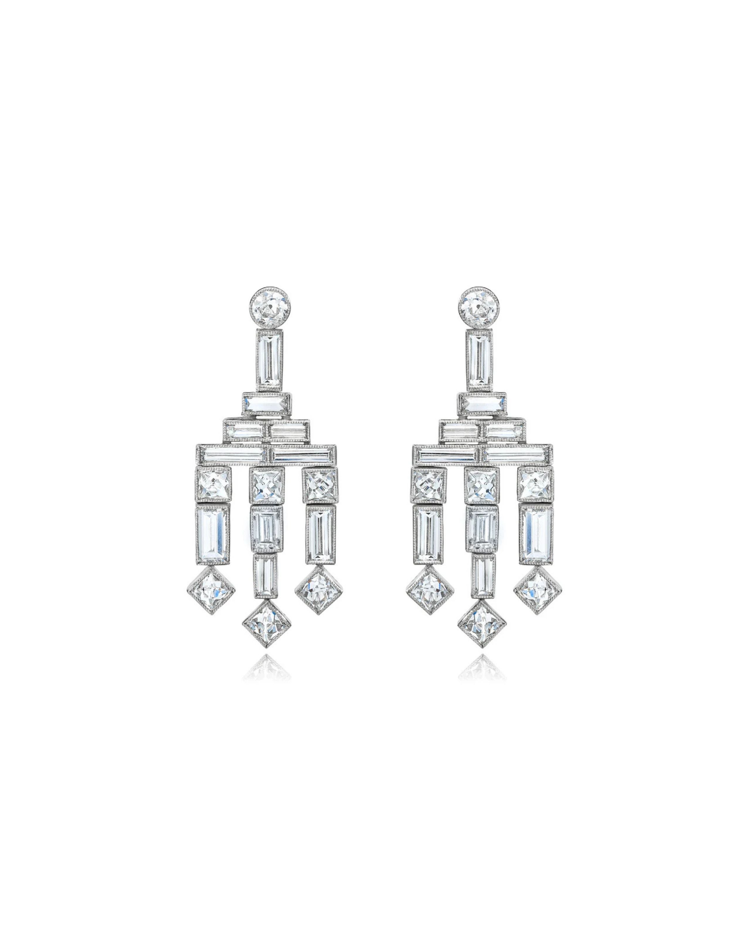 Frenchie Chandelier Earrings