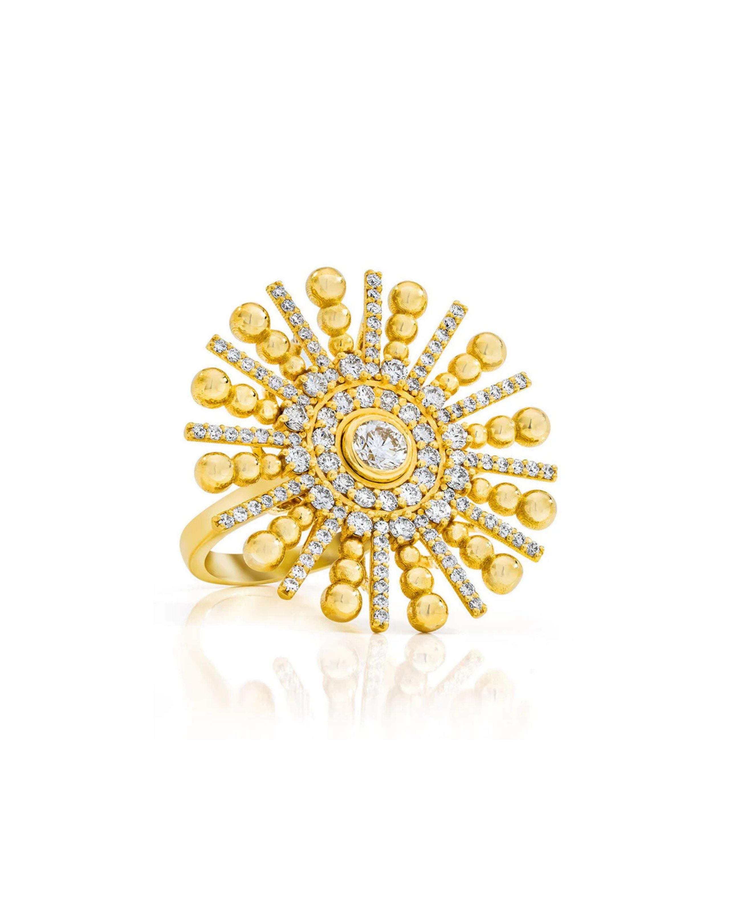 Gold Spoke Ring