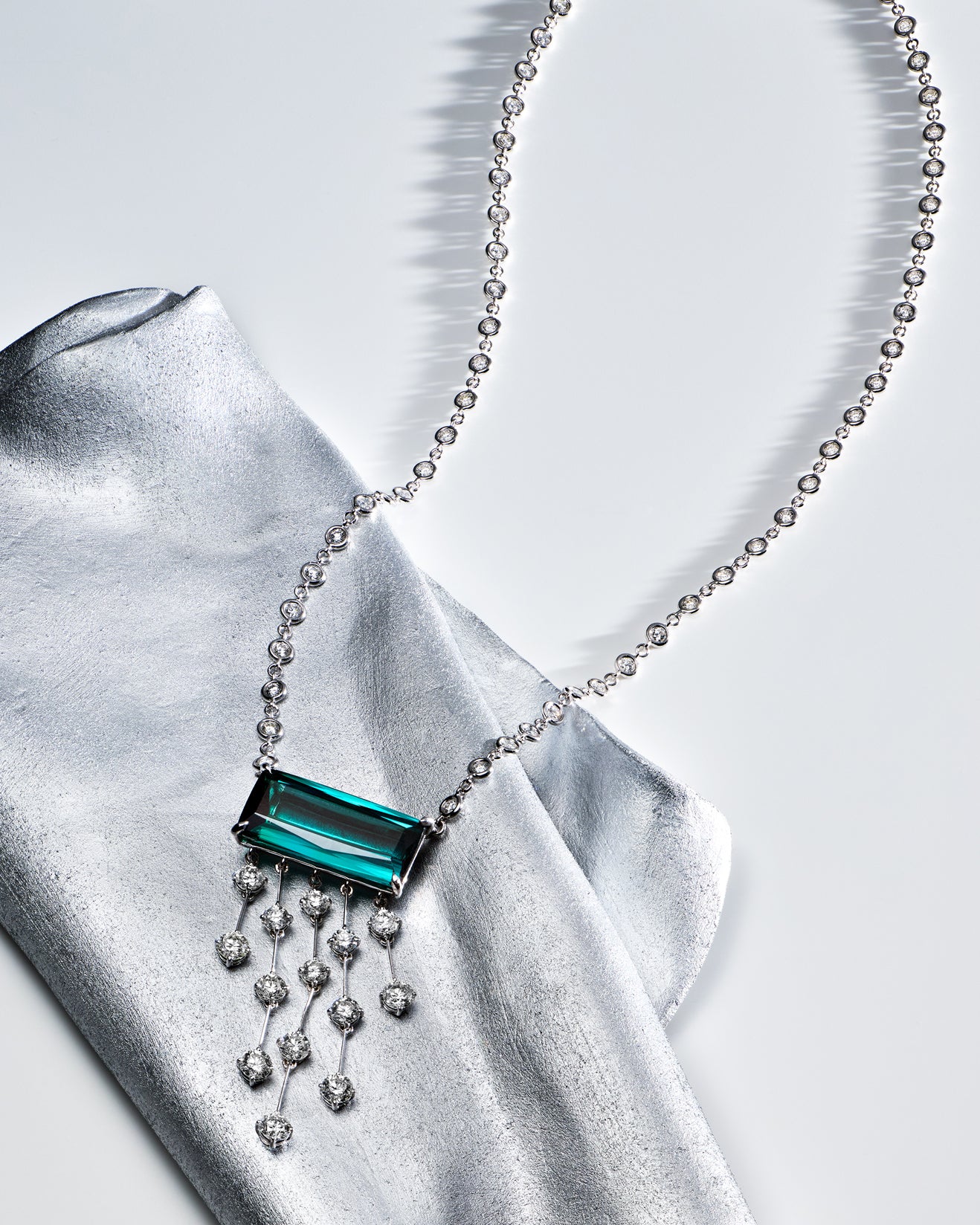 Weeping Willow Indicolite Necklace