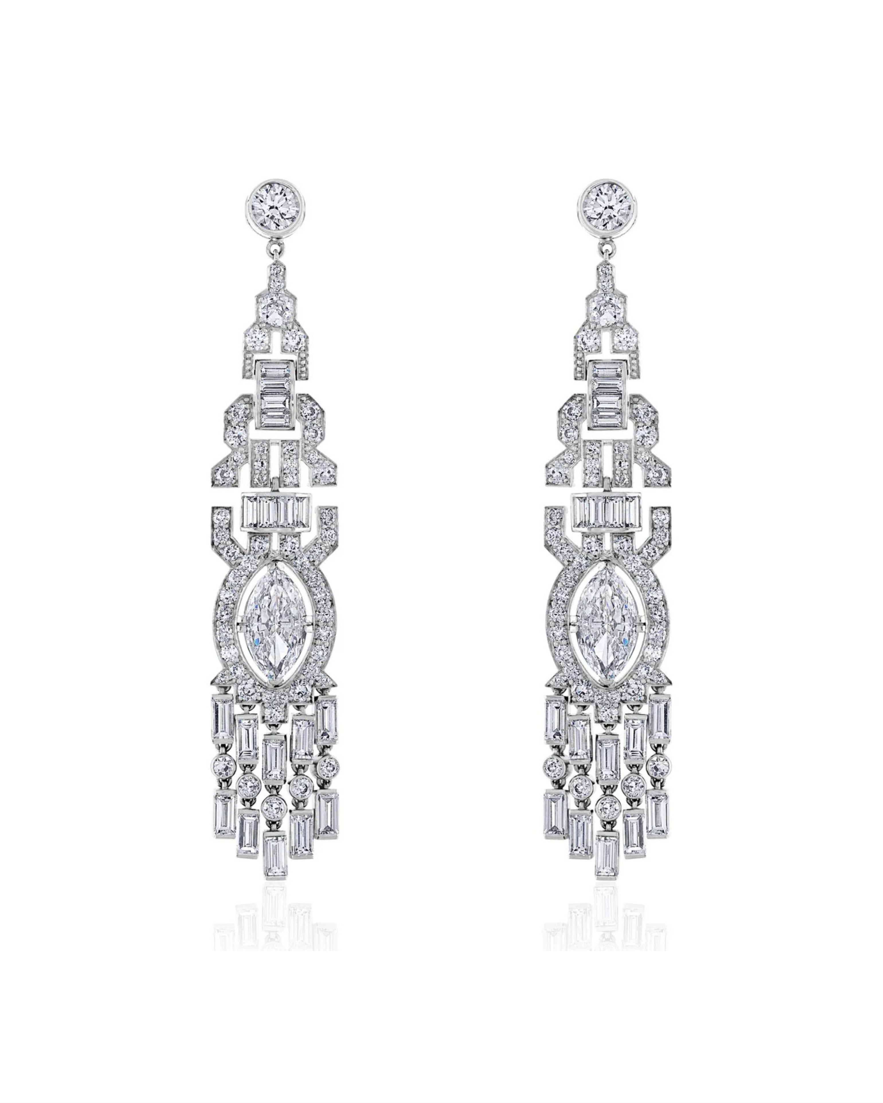 Hauté Joaillerie Diamond Chandelier Earrings