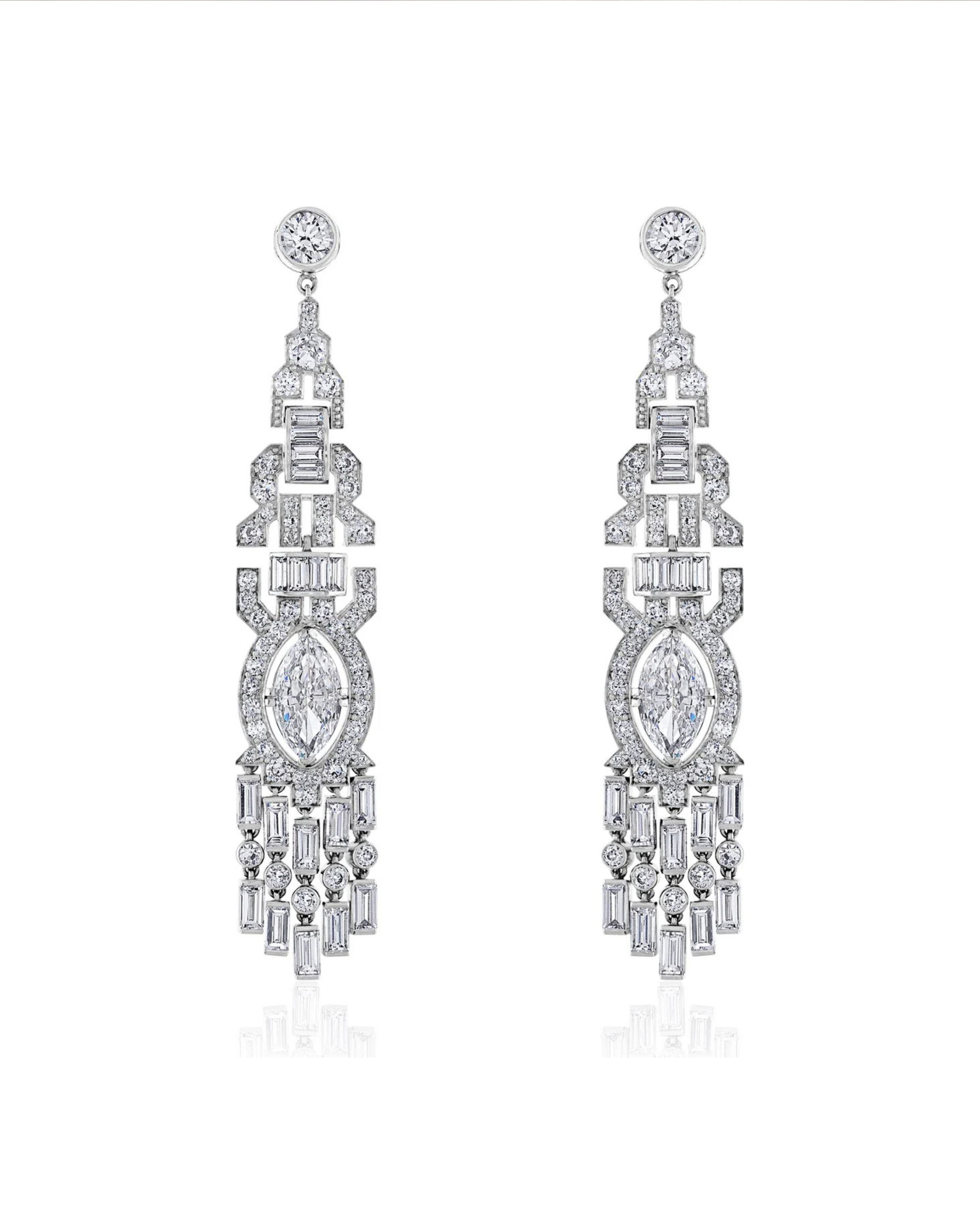 Hauté Joaillerie Diamond Chandelier Earrings