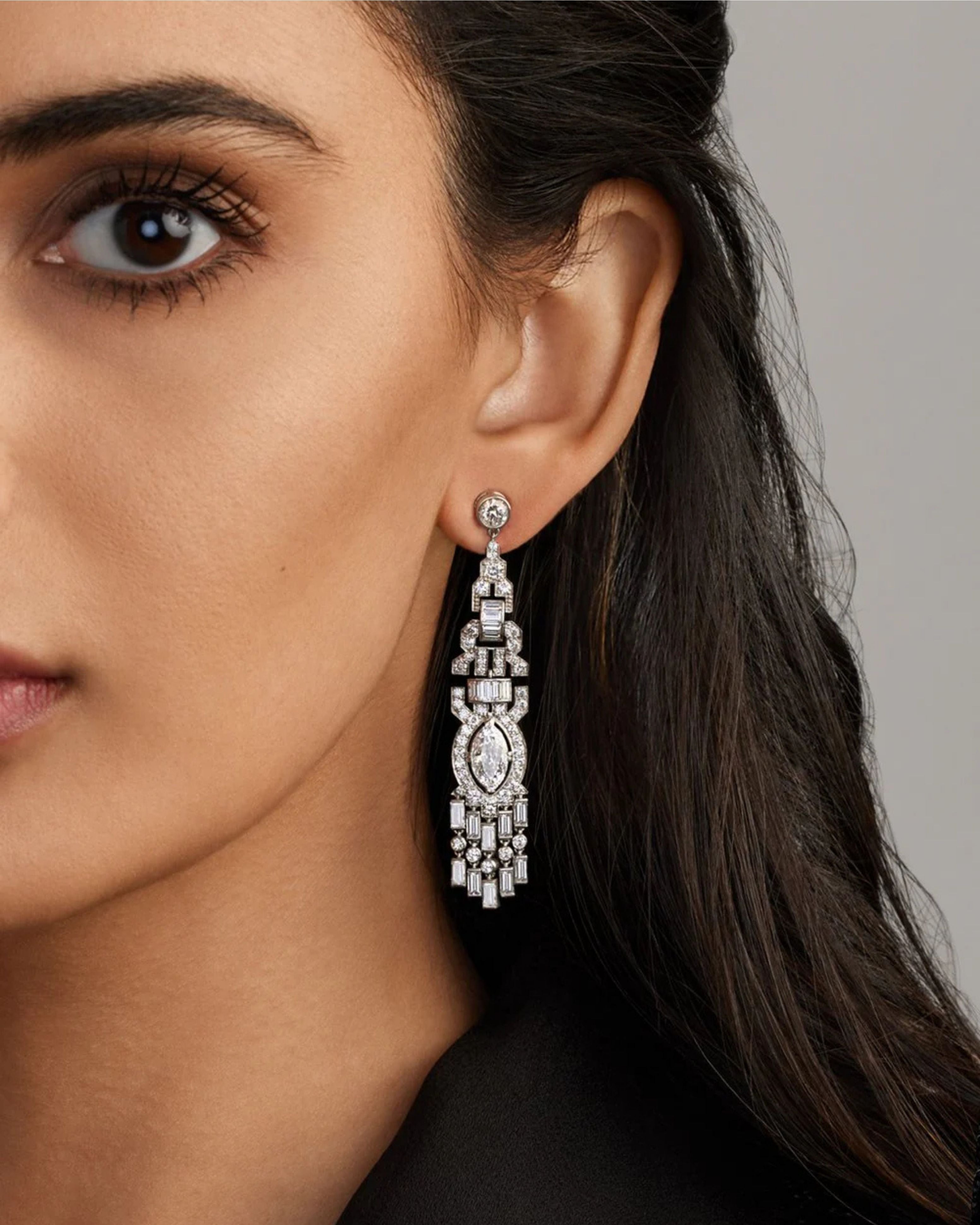 Hauté Joaillerie Diamond Chandelier Earrings