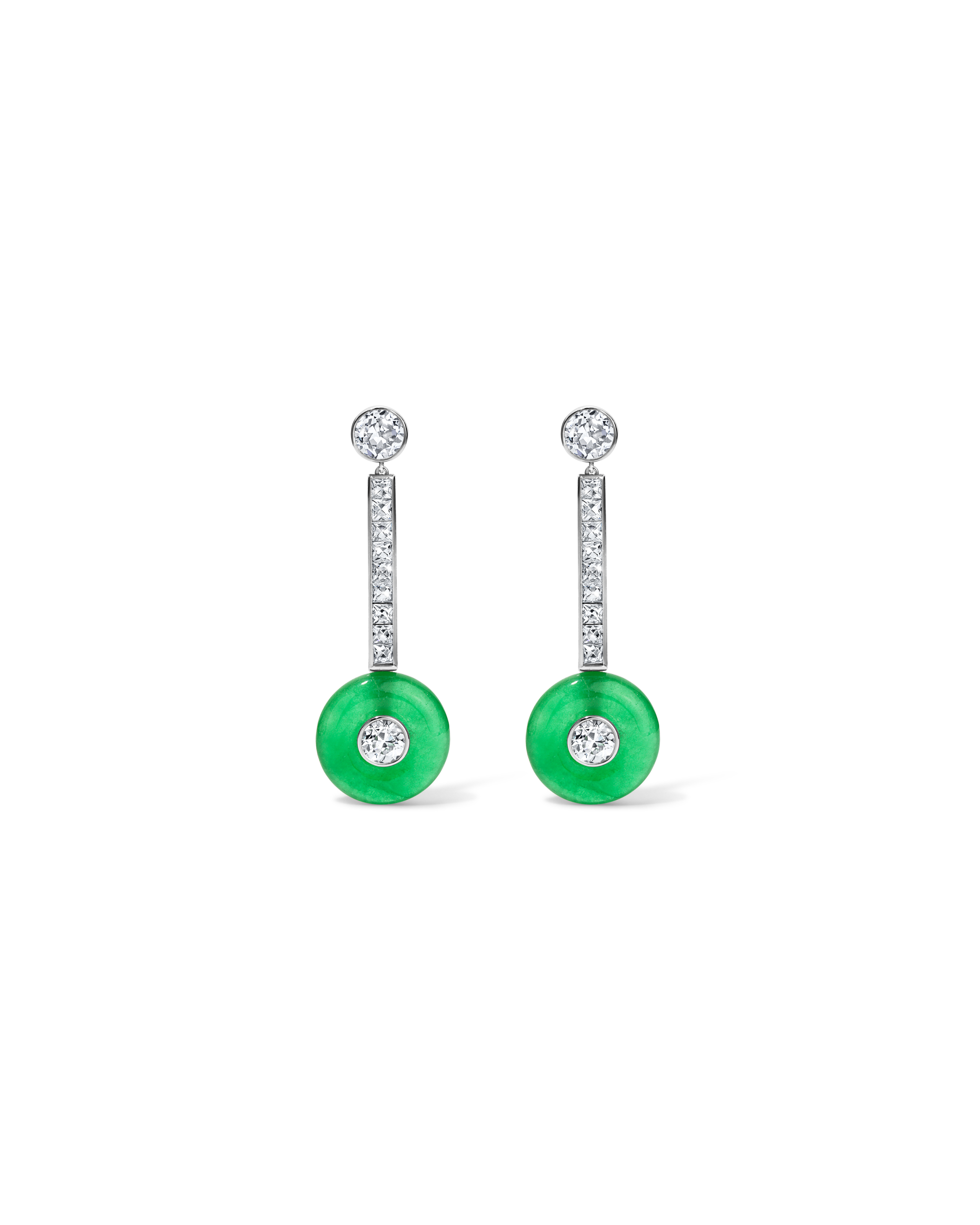 Jadeite Meridian Earrings