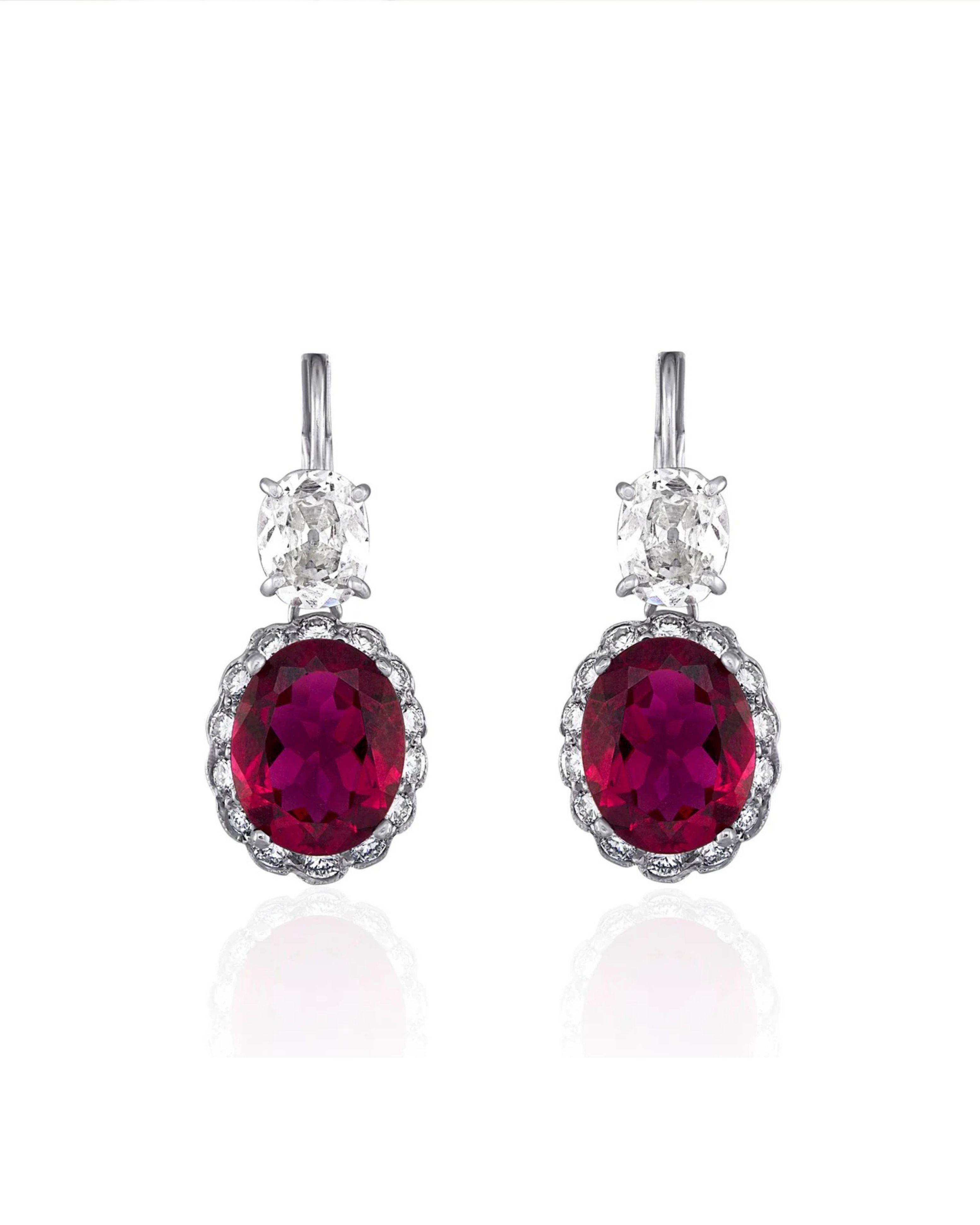 Legacy Rubellite Drop Earrings