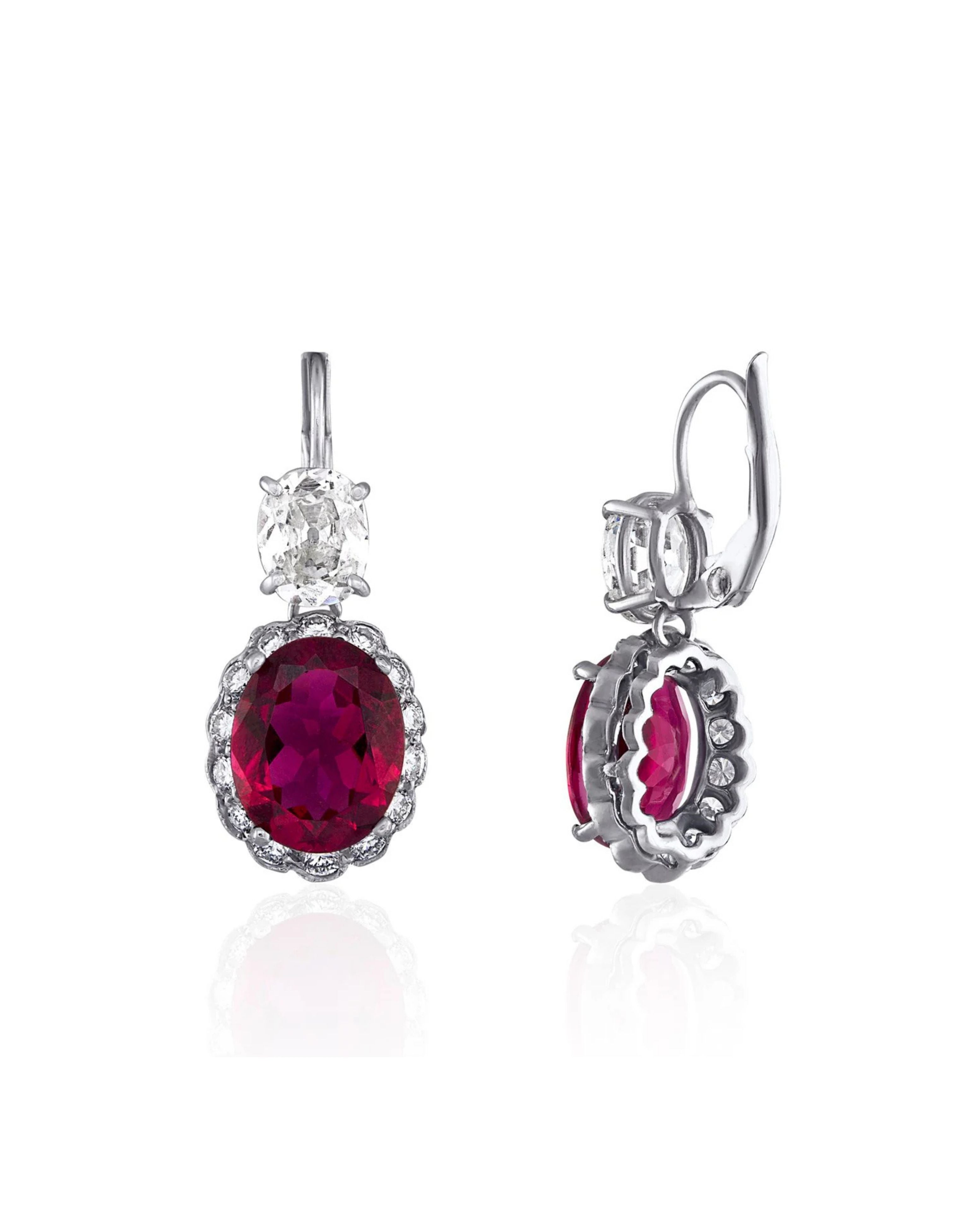 Legacy Rubellite Drop Earrings
