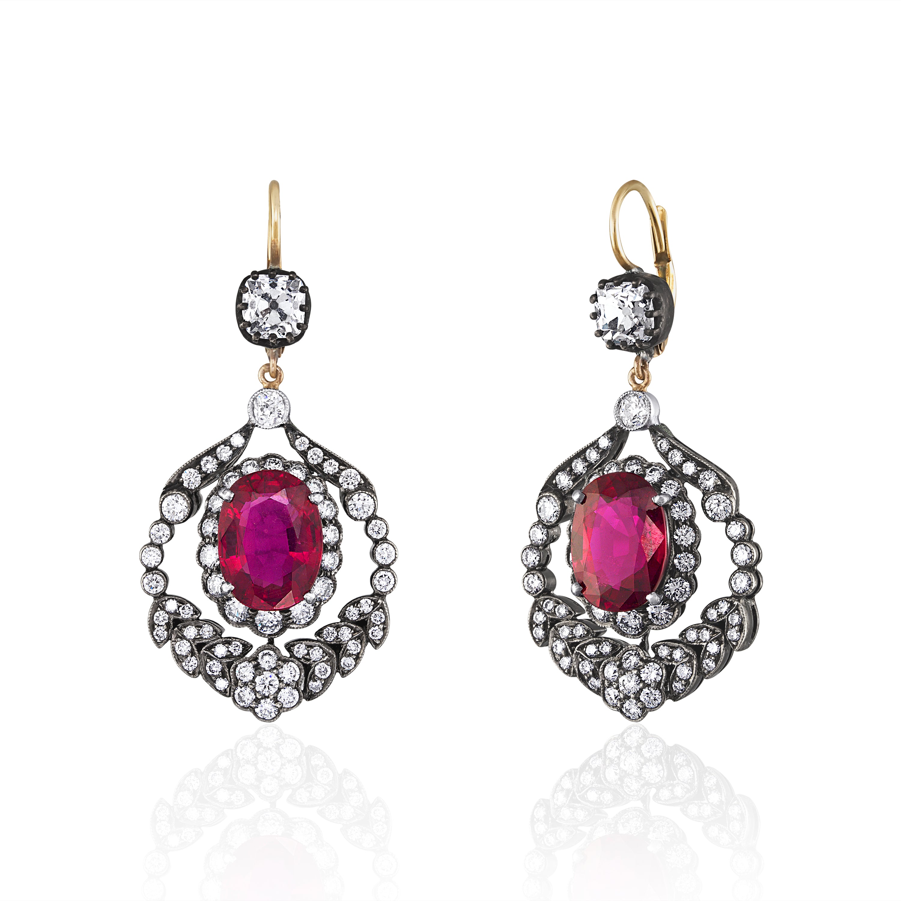 Cherry Blossom Chandelier Earrings