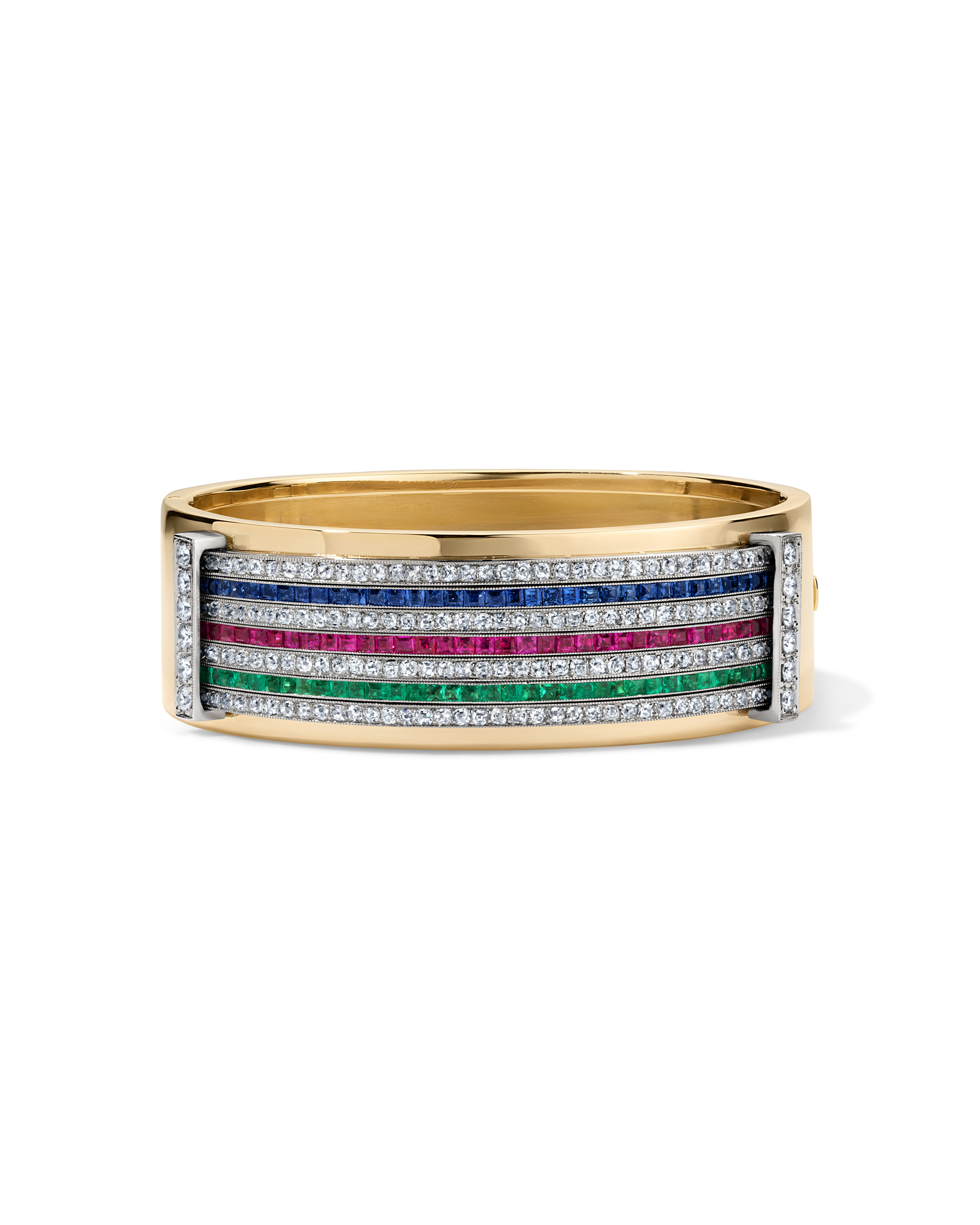Spectrum Diamond and Gemstone Bracelet