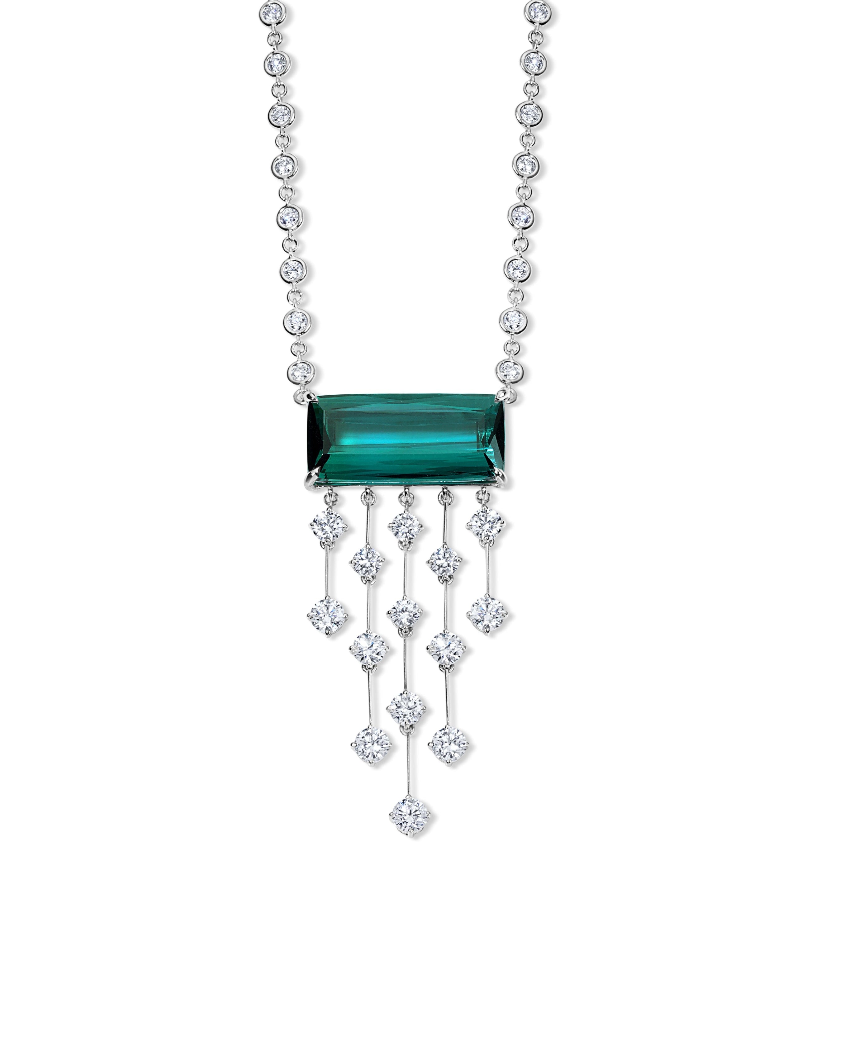 Weeping Willow Indicolite Necklace