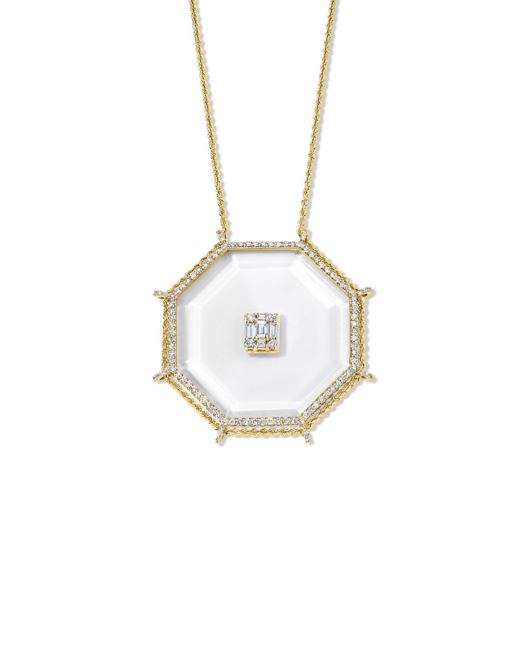 Clarity Crystal Octagon Necklace