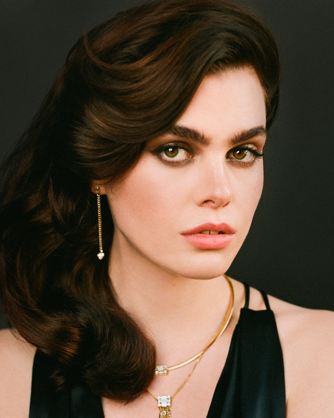 Fancy Cut Chain Diamond Mismatched Earrings
