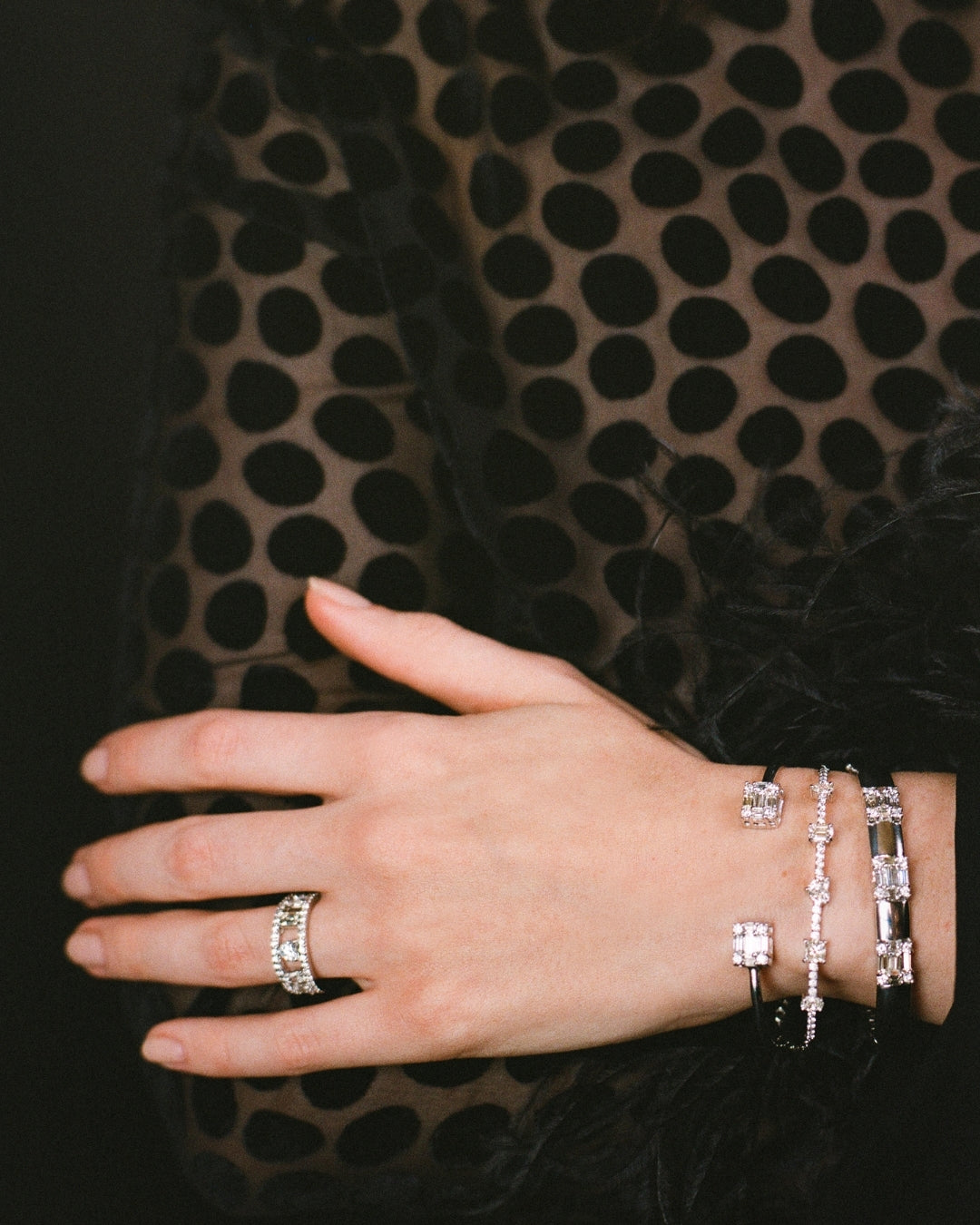 Fancy Cut Five Stone Ring