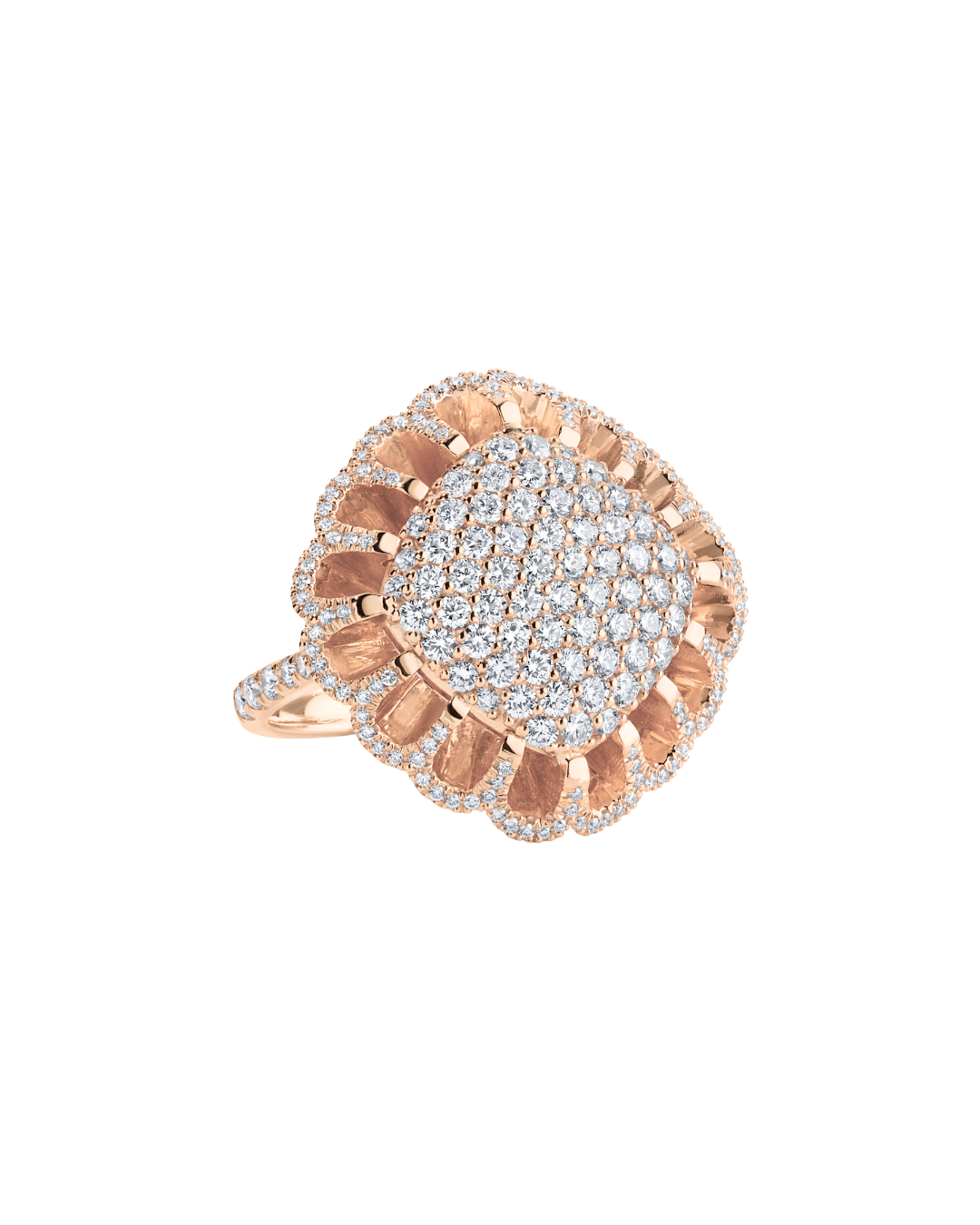 Floating All Diamond Ring